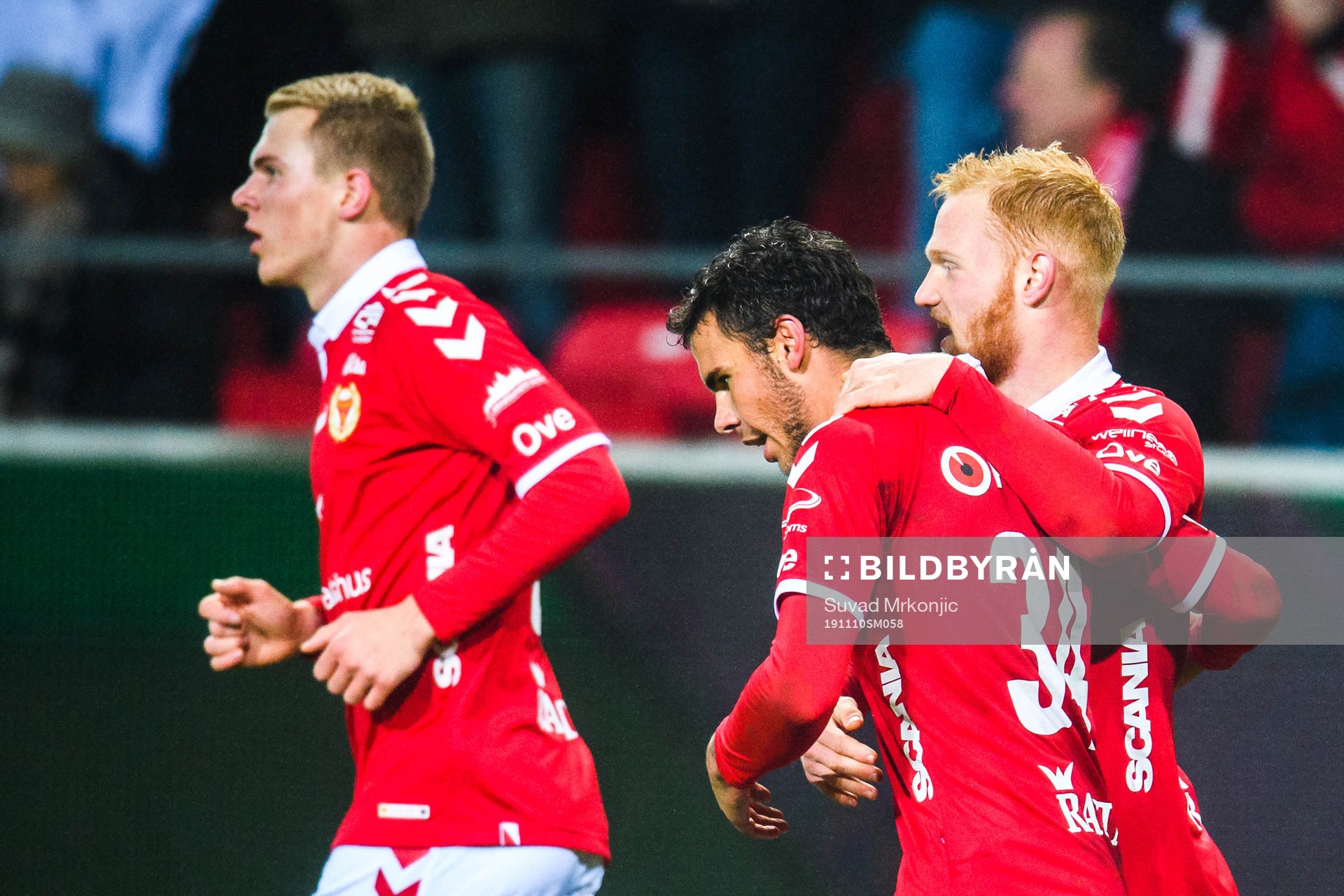Kalmars Herman Hallberg och Nils Fröling jublar