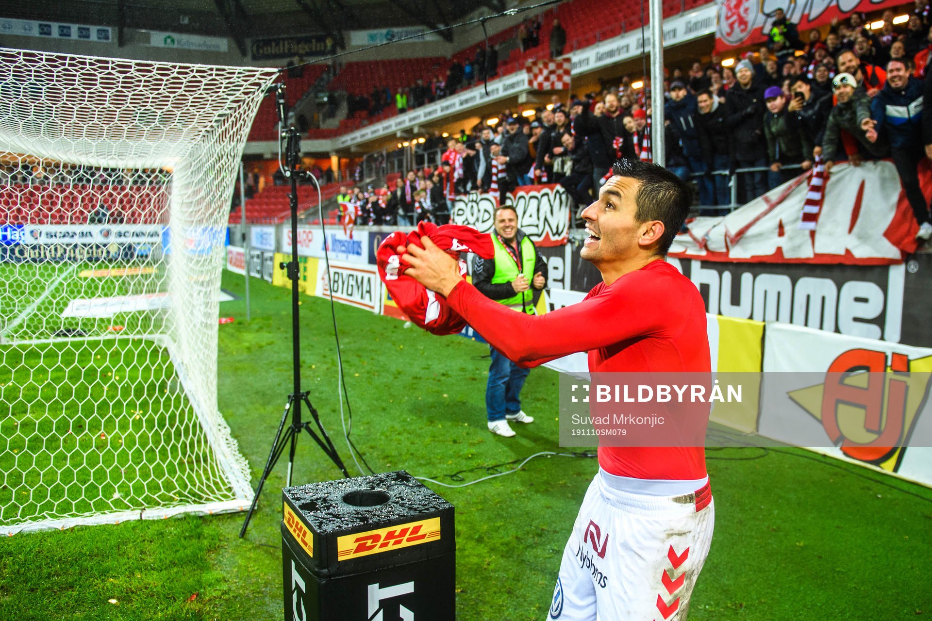 Kalmars Emin Nouri jublar
