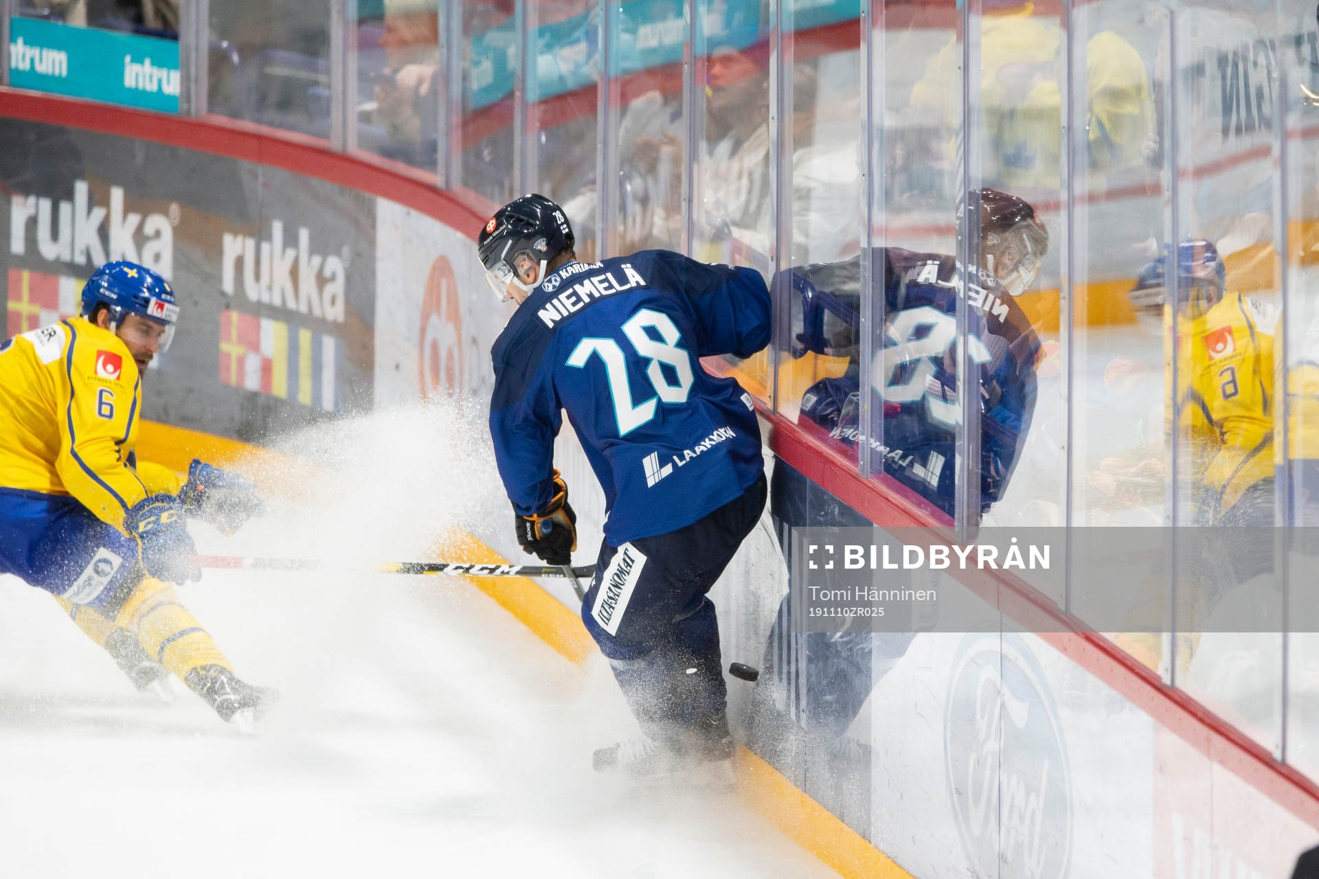 Mikael Wikstrand #6, SWE, Mikko Niemelä #28, FIN
