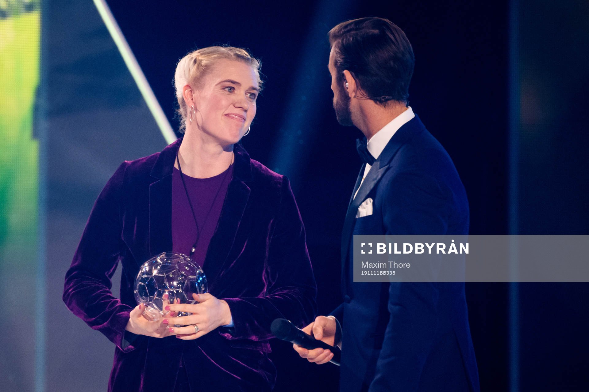 Hedvig Lindahl tilldelats priset Årets Målvakt