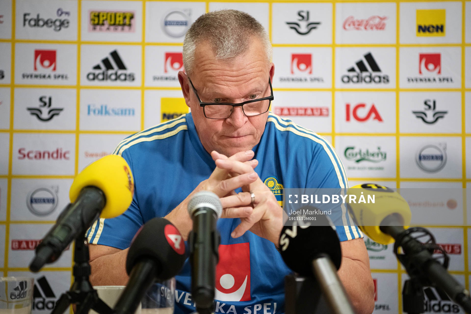 Janne Andersson, head coach of the Swedish national
