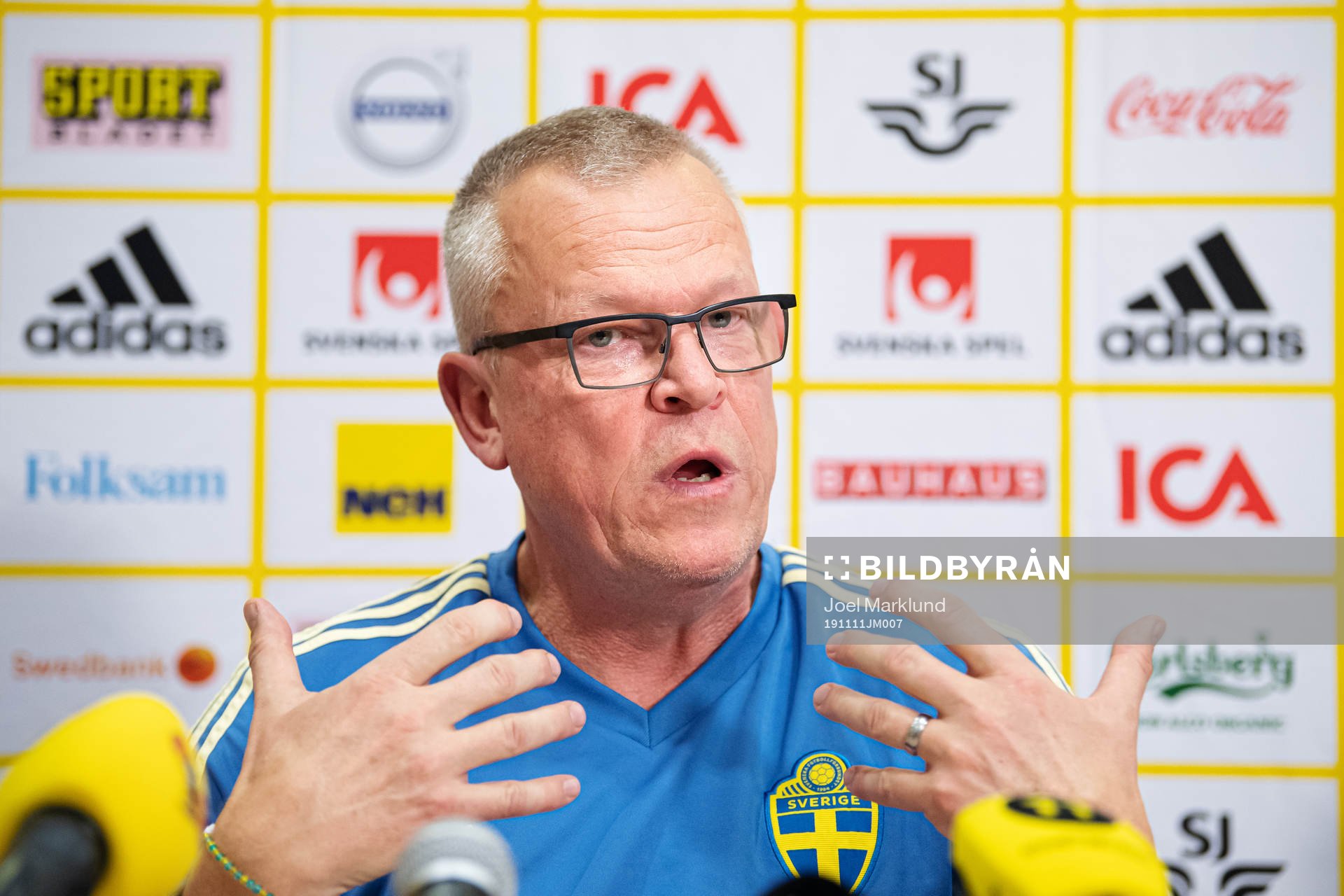 Janne Andersson, head coach of the Swedish national