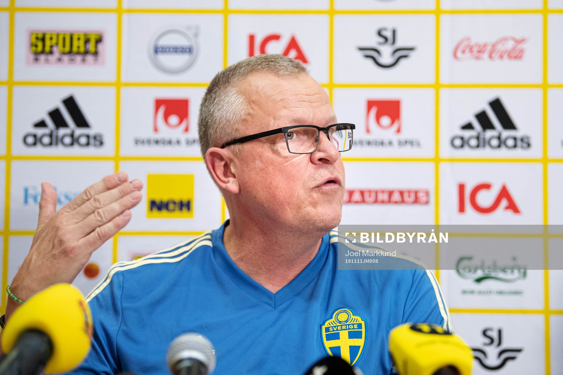 Janne Andersson, head coach of the Swedish national