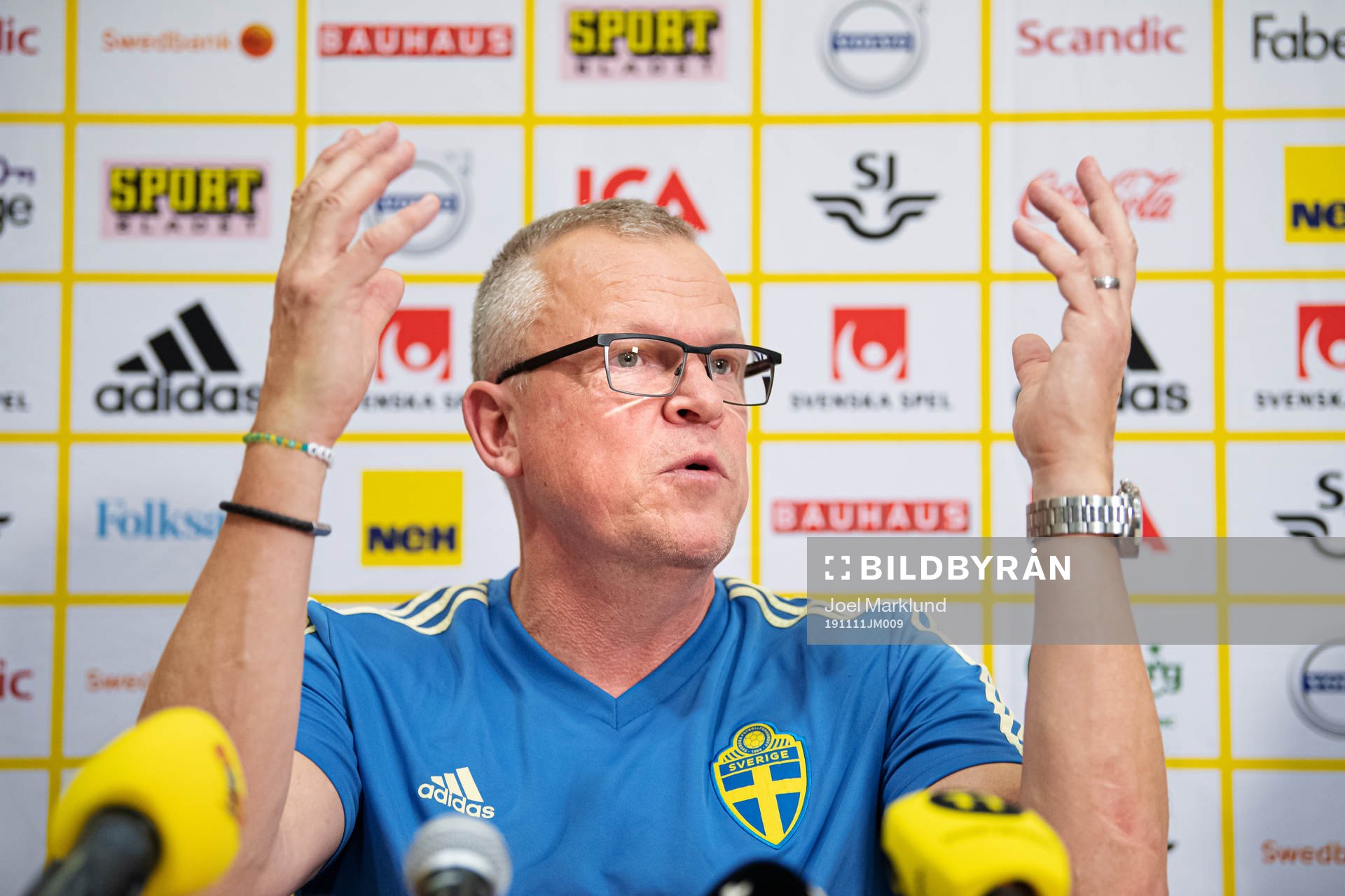Janne Andersson, head coach of the Swedish national