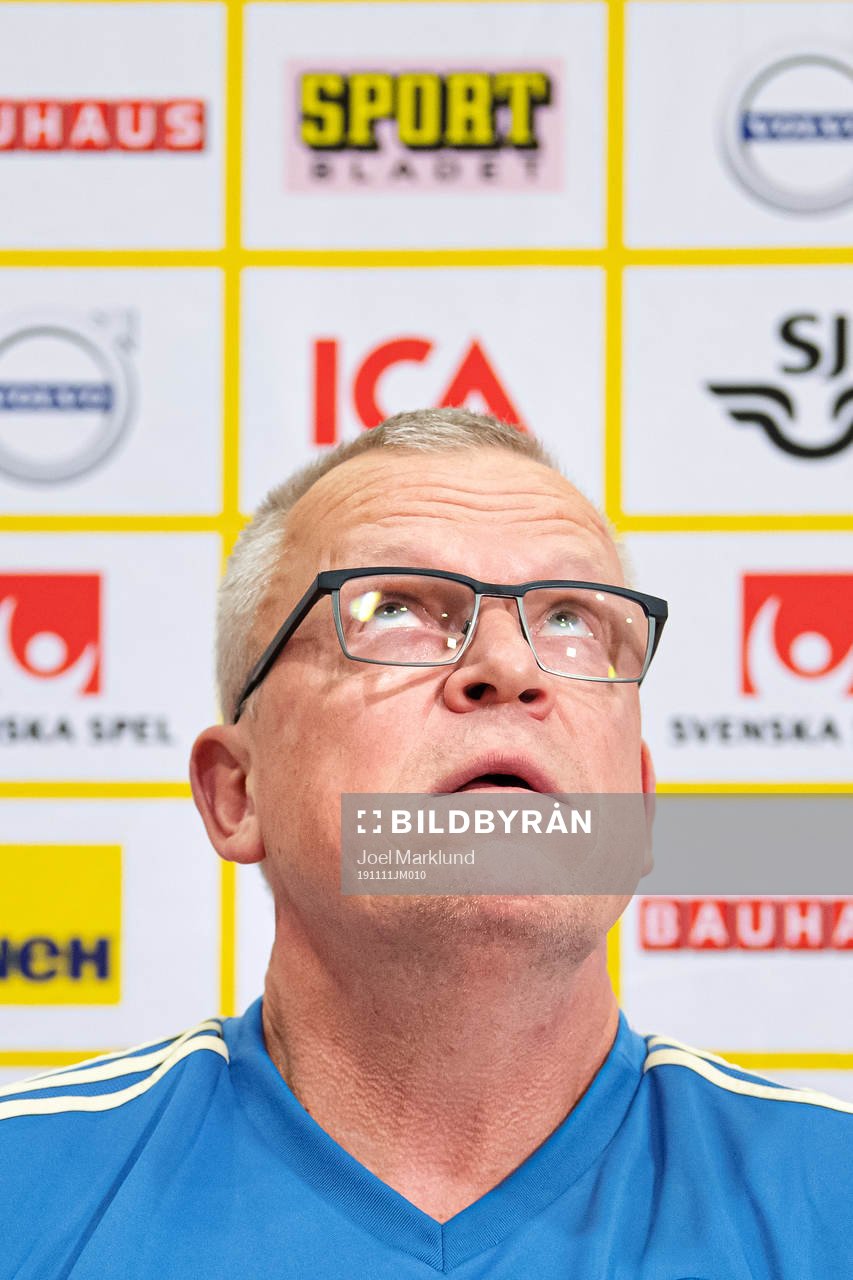 Janne Andersson, head coach of the Swedish national