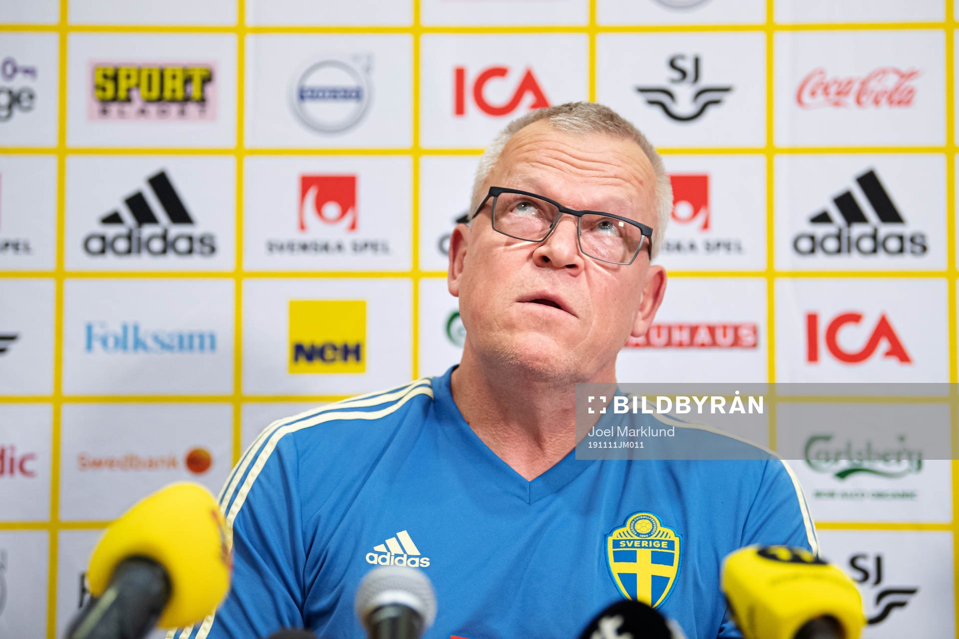 Janne Andersson, head coach of the Swedish national