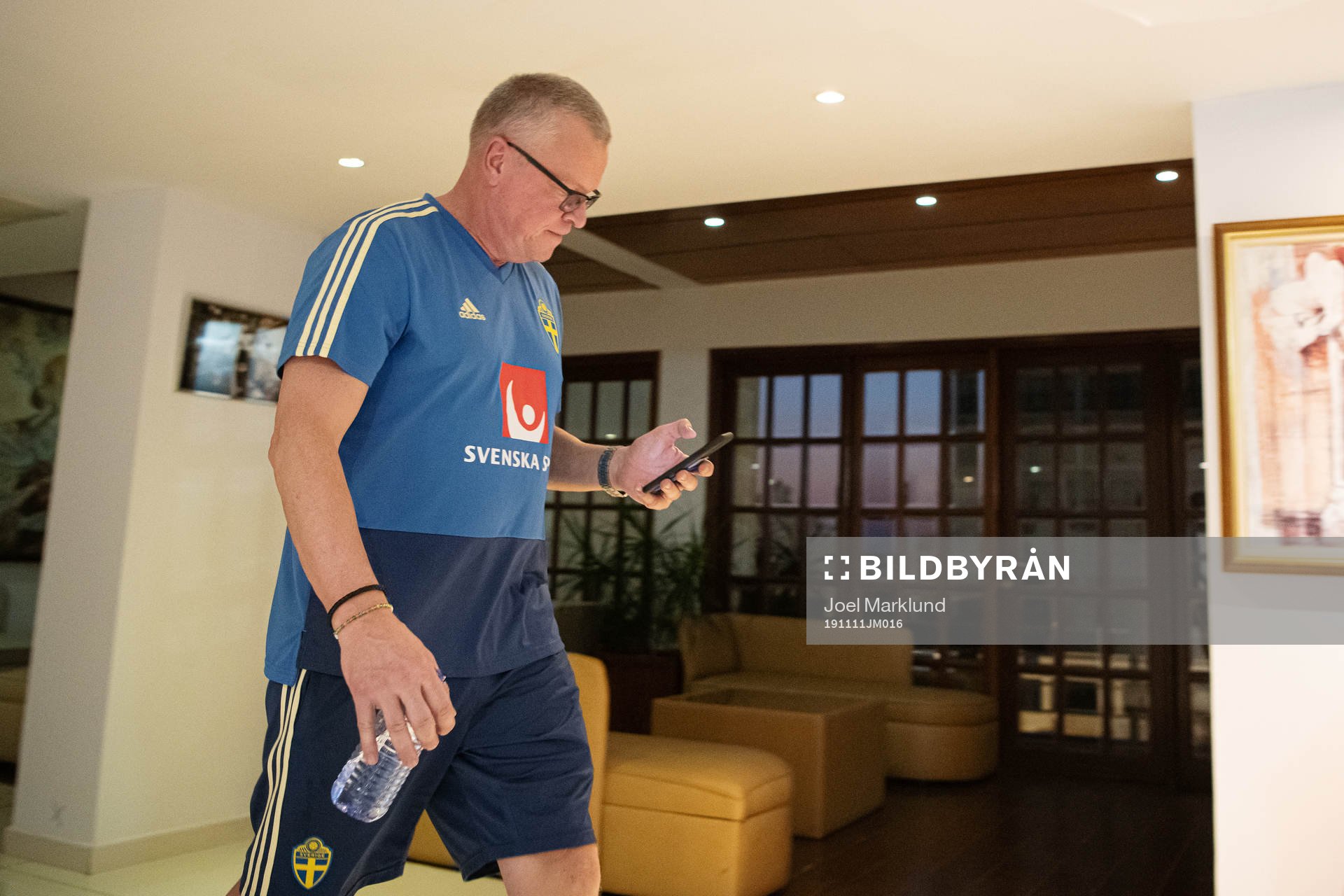 Janne Andersson, head coach of the Swedish national