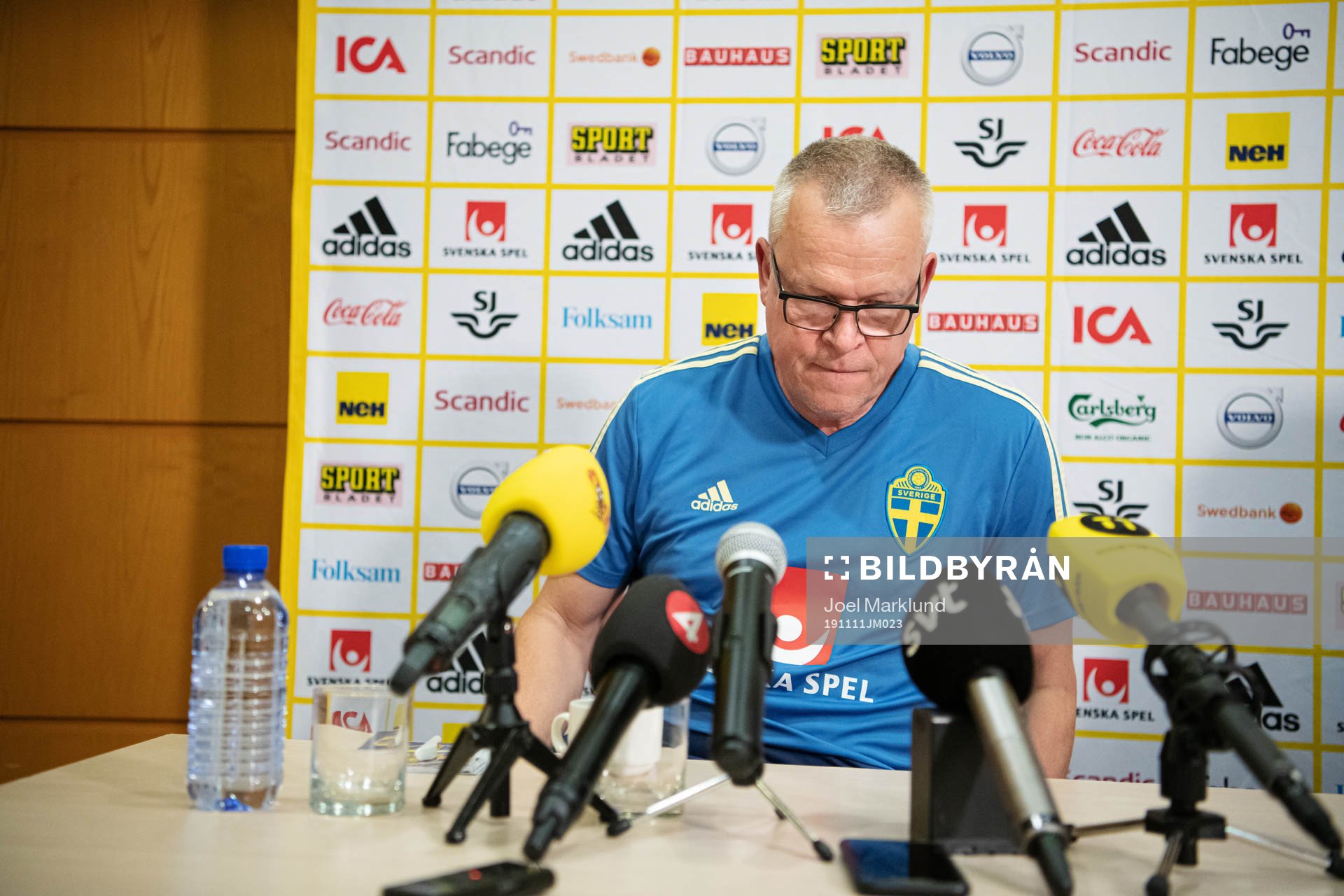 Janne Andersson, head coach of the Swedish national