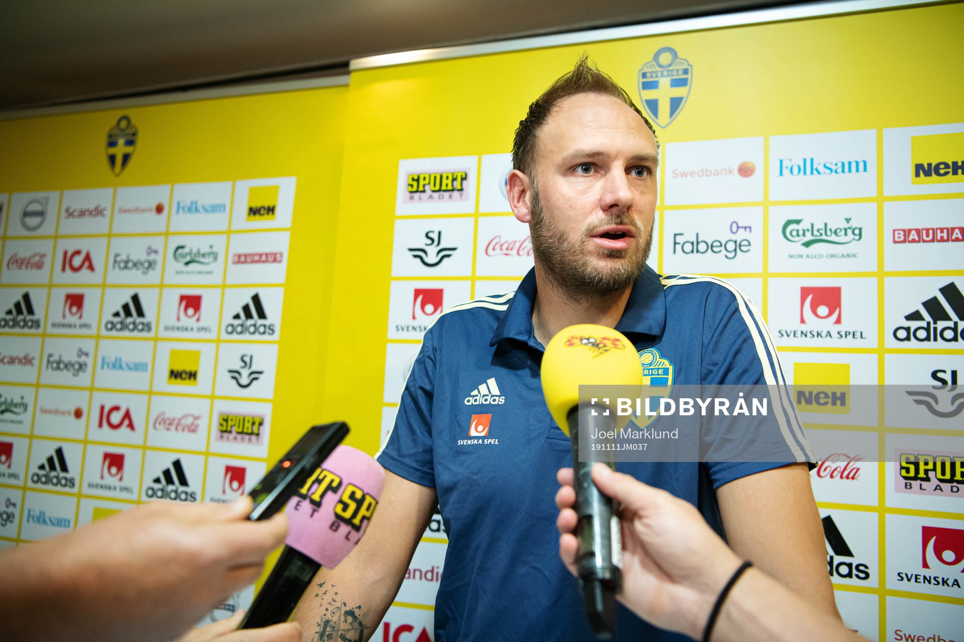 Andreas Granqvist of the Swedish national football team