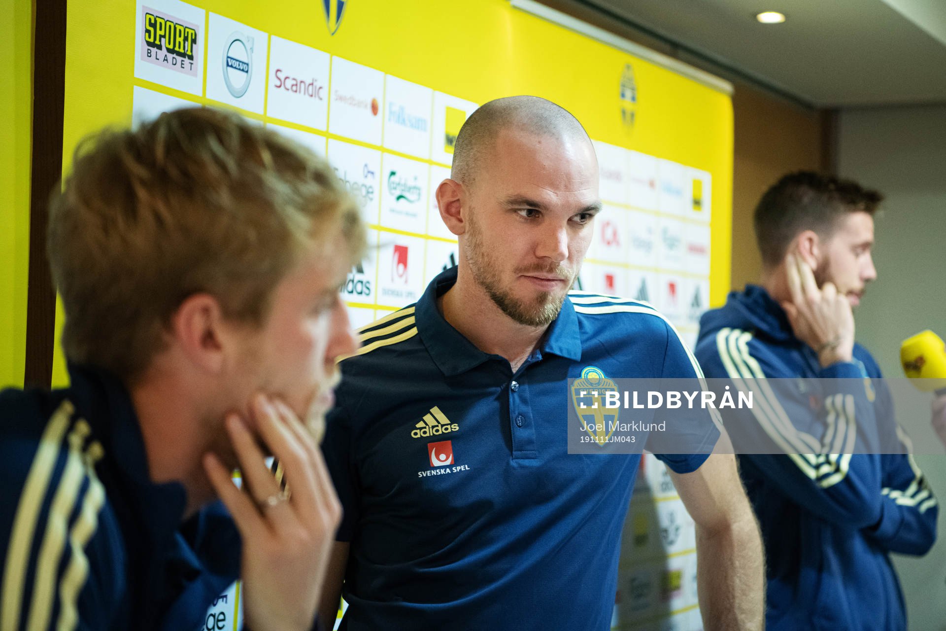 Marcus Danielson of the Swedish national football team