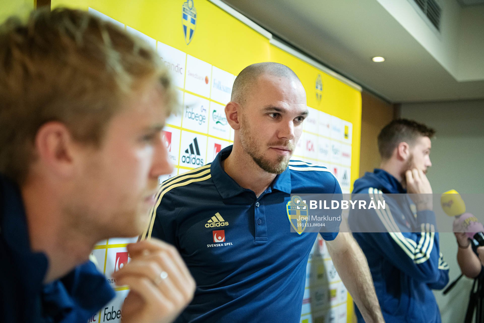 Marcus Danielson of the Swedish national football team