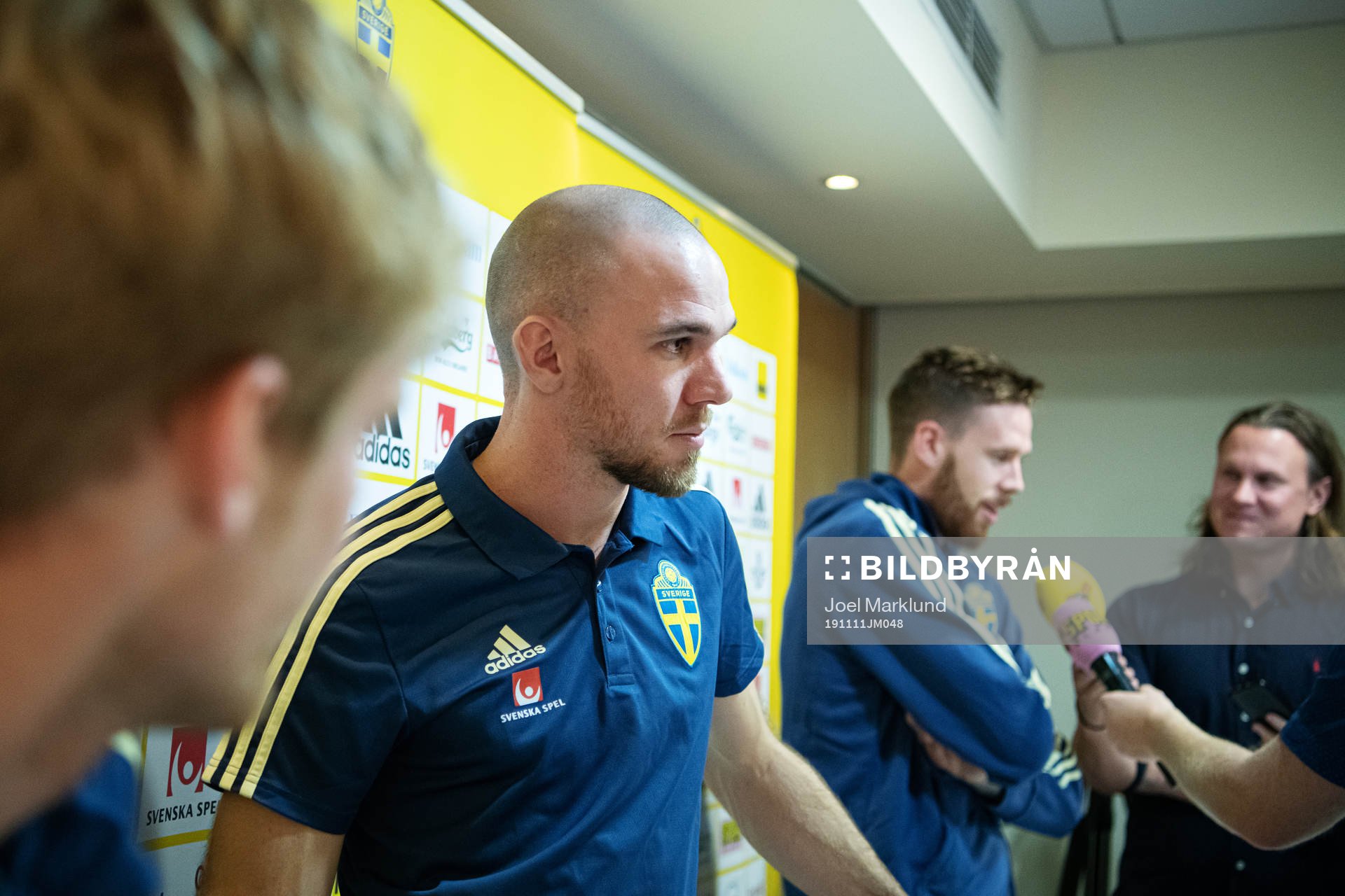 Marcus Danielson of the Swedish national football team
