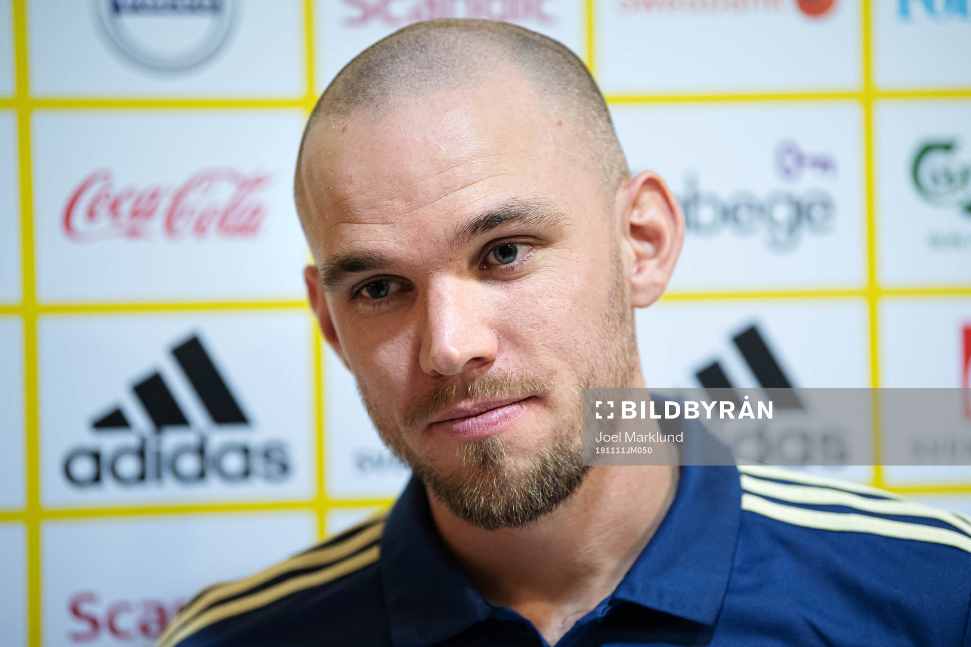 Marcus Danielson of the Swedish national football team