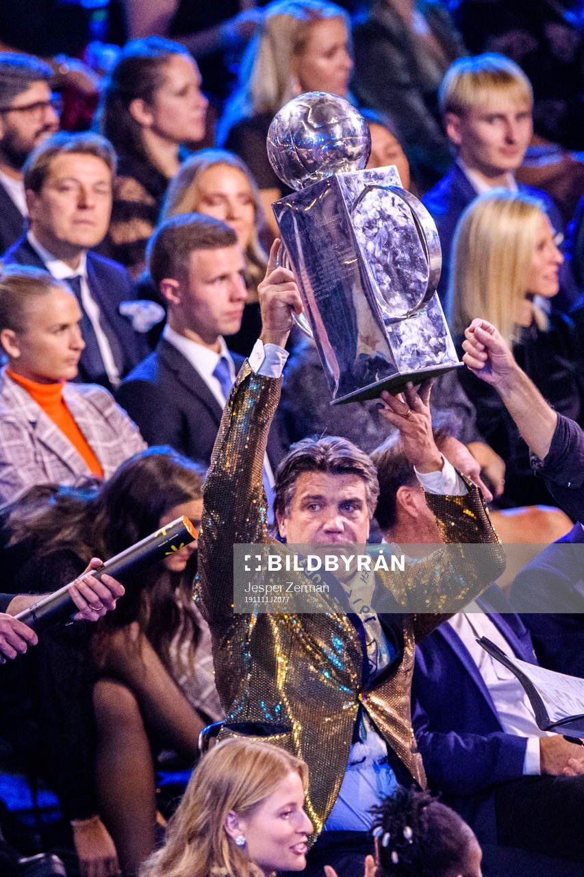 Djurgårdens sportchef Bosse Andersson med Lennart