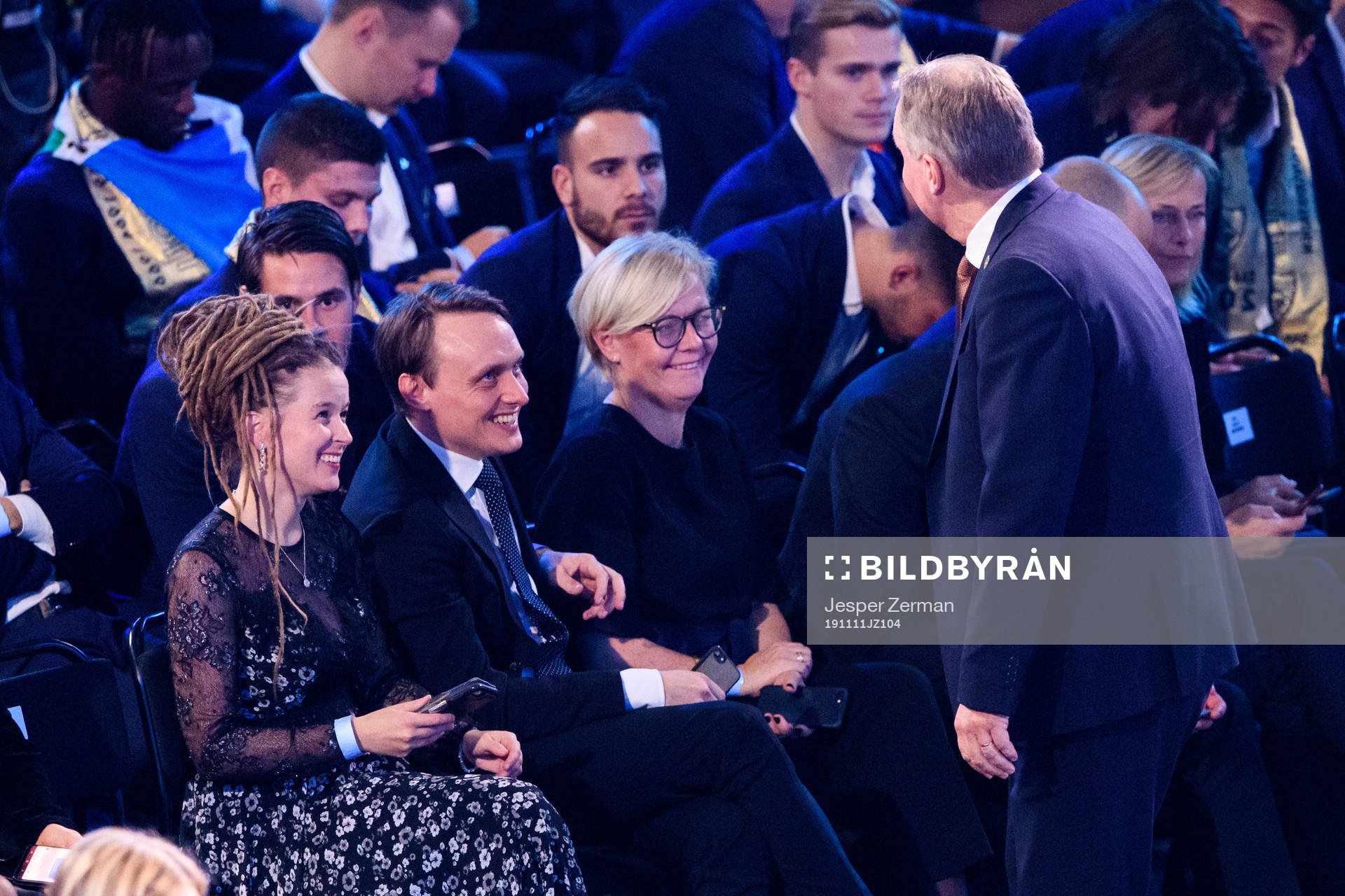 Sveriges kultur och idrottsminister Amanda Lind i samtal
