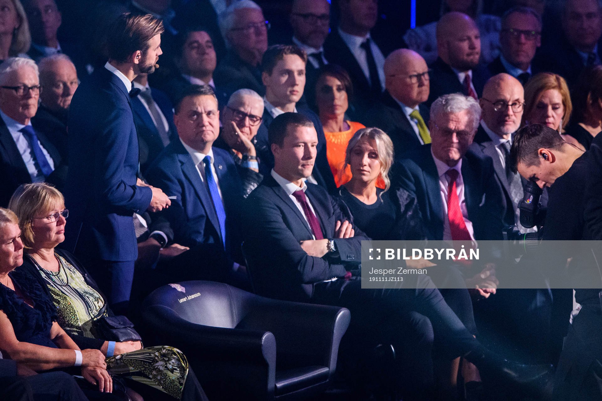 Stolen där Lennart Johansson brukade sitta står tom