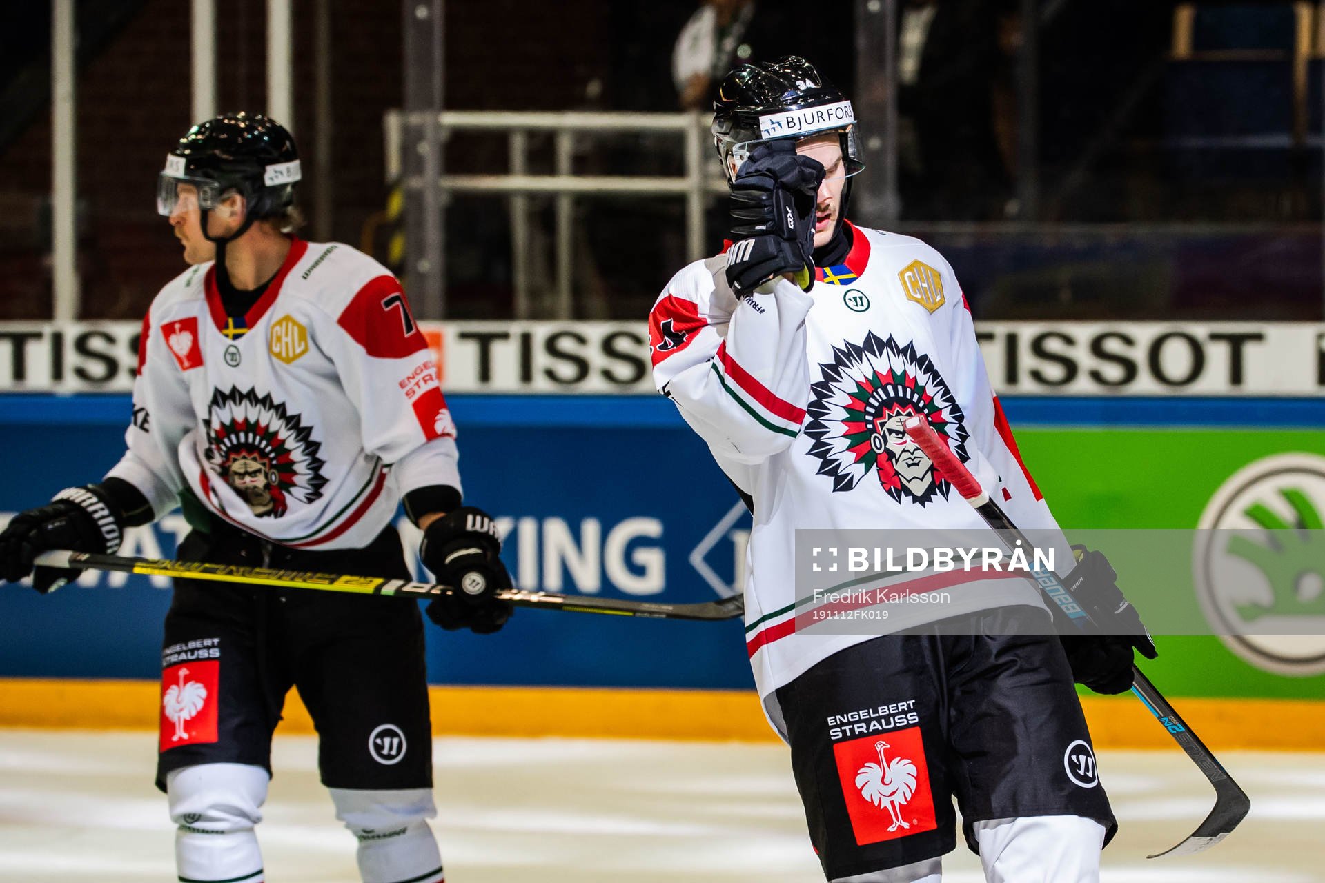 Theodor Lennström of Frölunda looks dejected