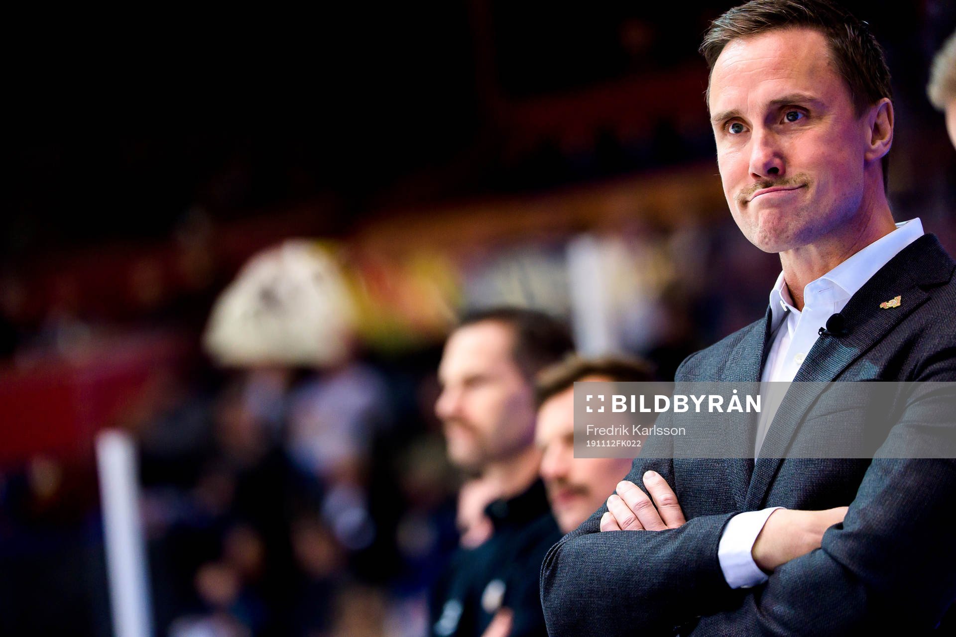 head coach Roger Rönnberg of Frölunda