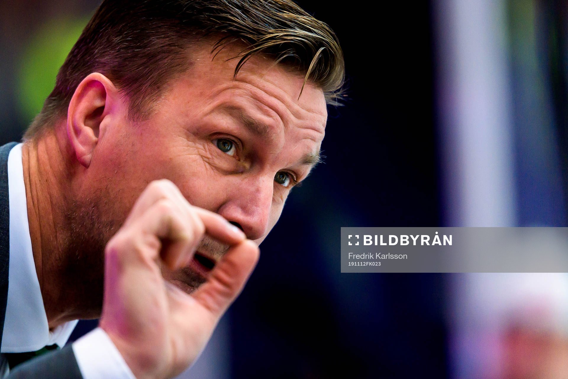 head coach Johan Pennerborn of Färjestad