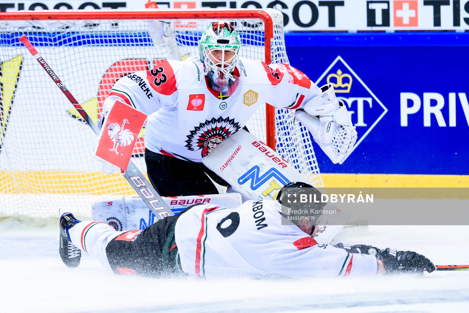 goalkeeper Johan Mattsson of Frölunda