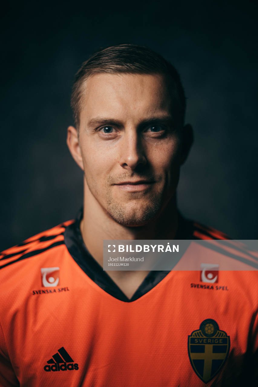 Karl-Johan Johnsson of the Swedish national football team