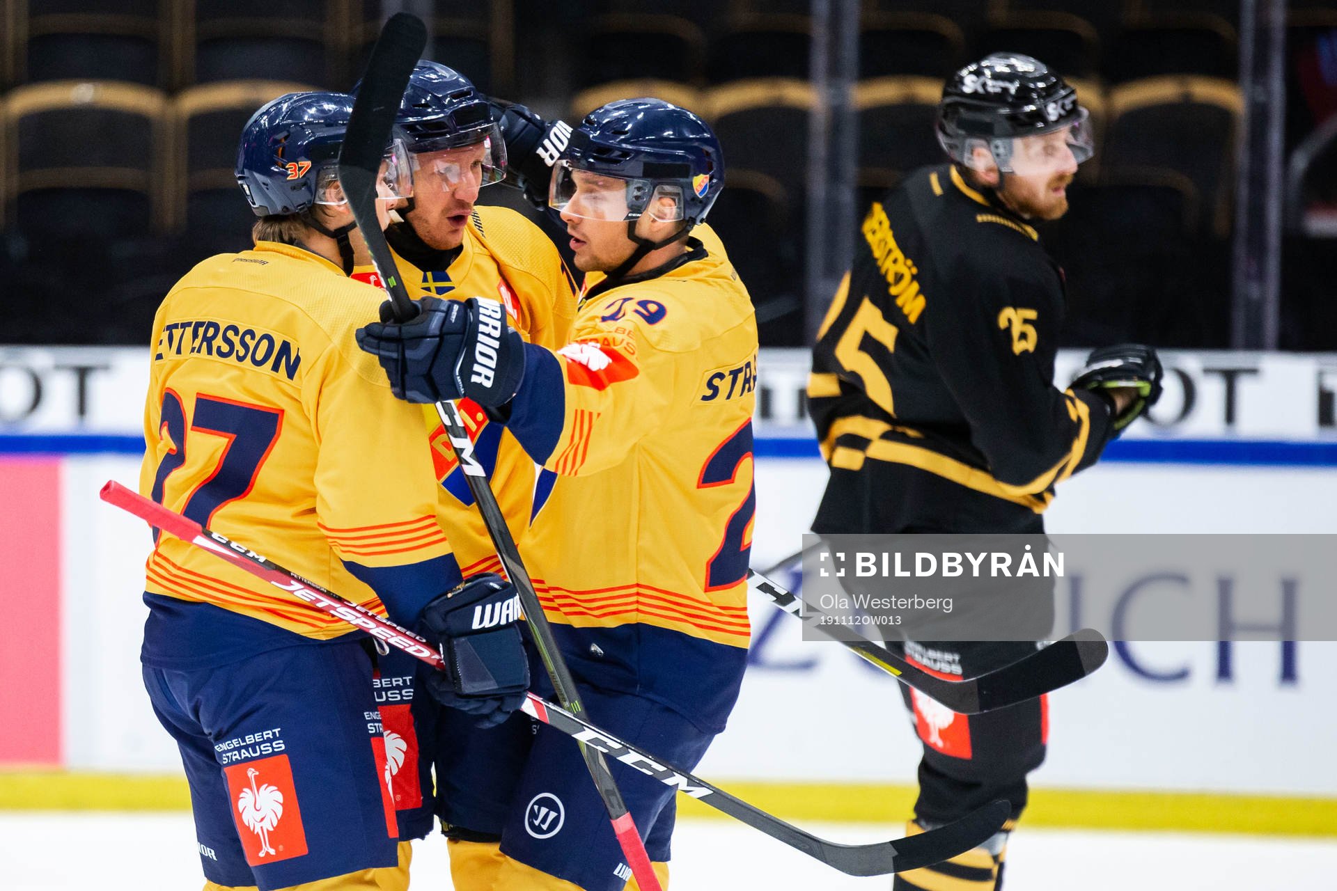 Jesper Pettersson, Sebastian Strandberg and Henrik Eriksson