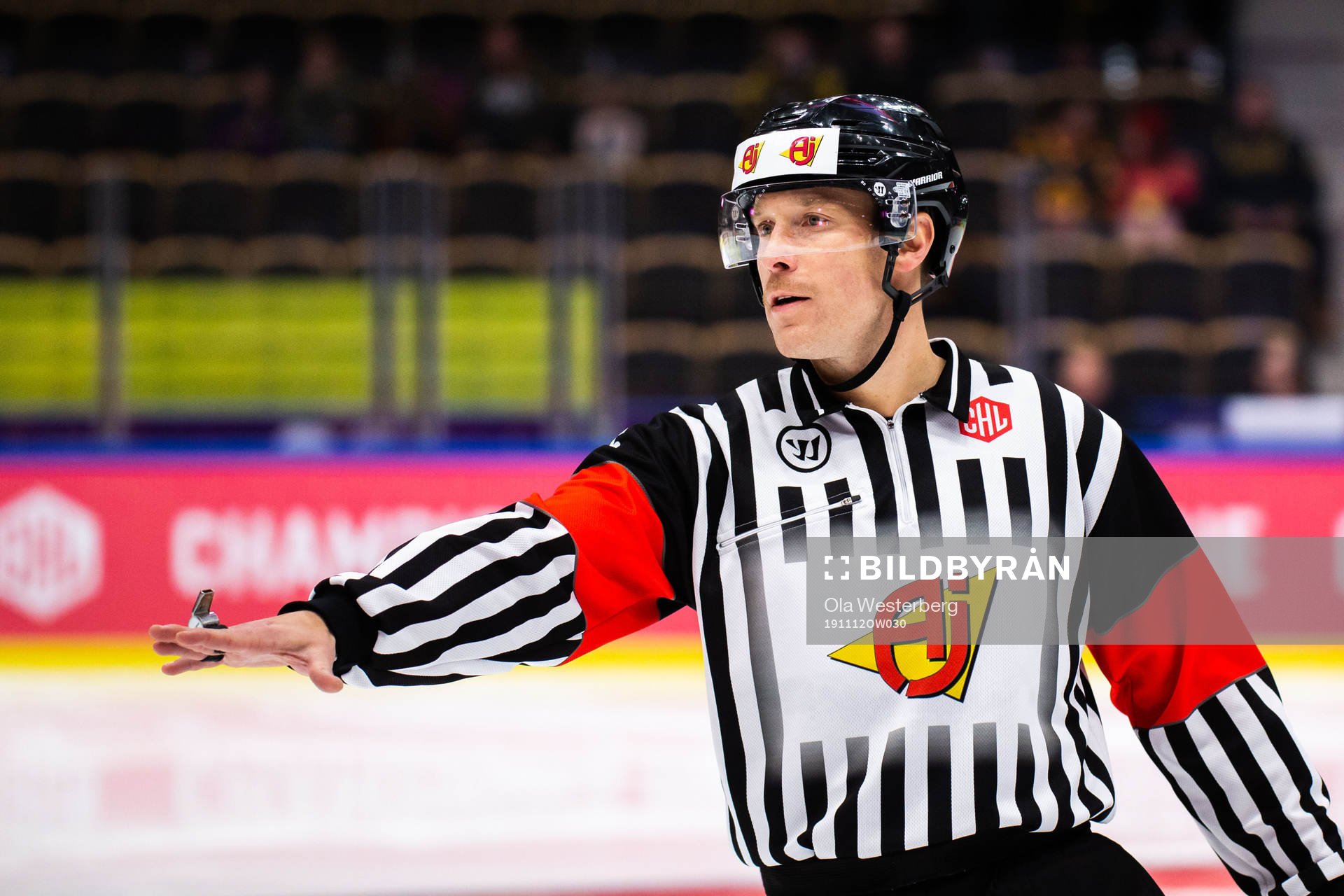 Referee Tobias Björk