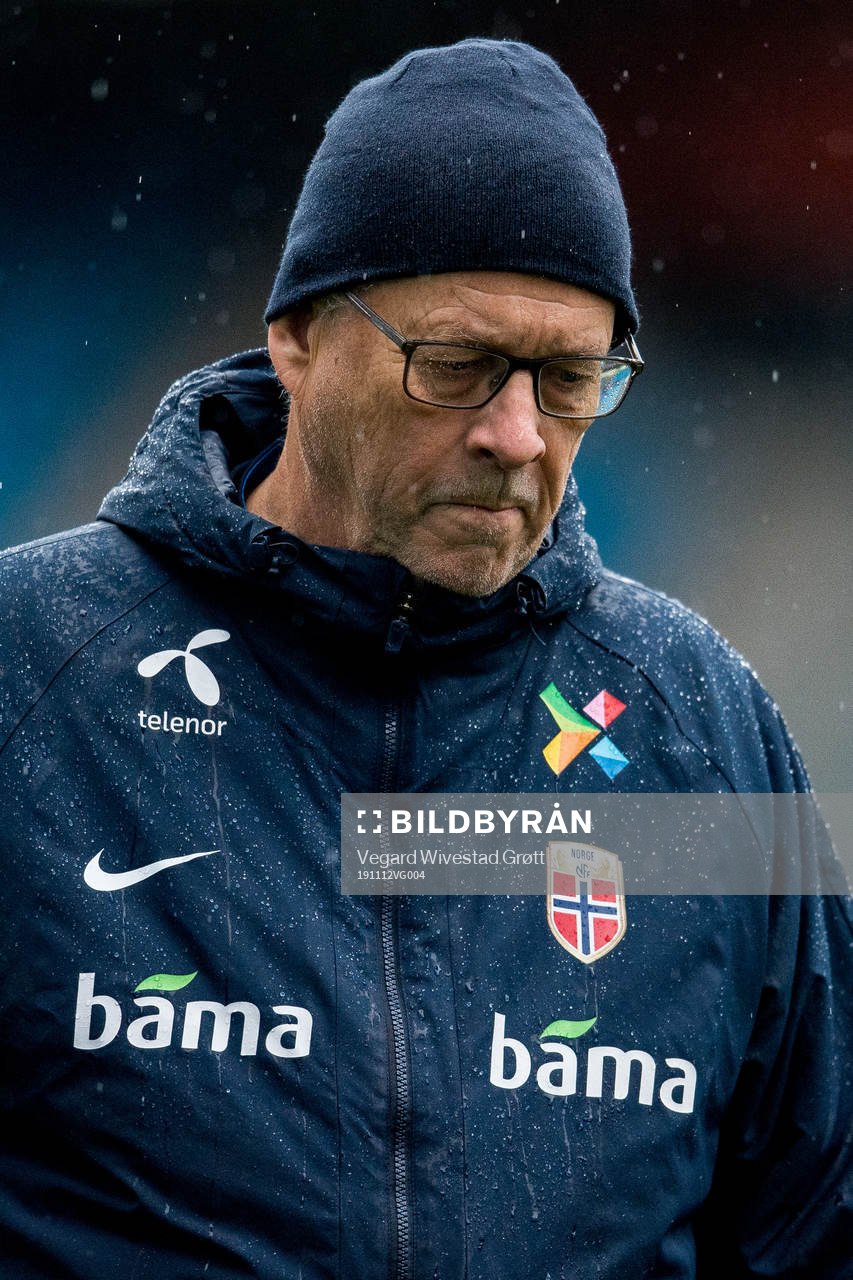 Lars Lagerbäck, head coach of Norway