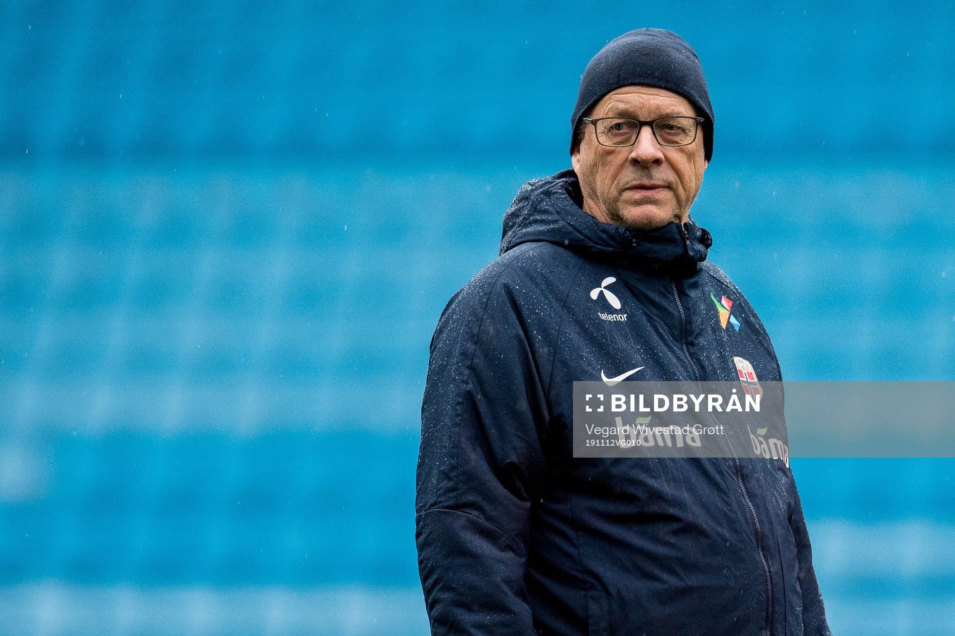 Lars Lagerbäck, head coach of Norway