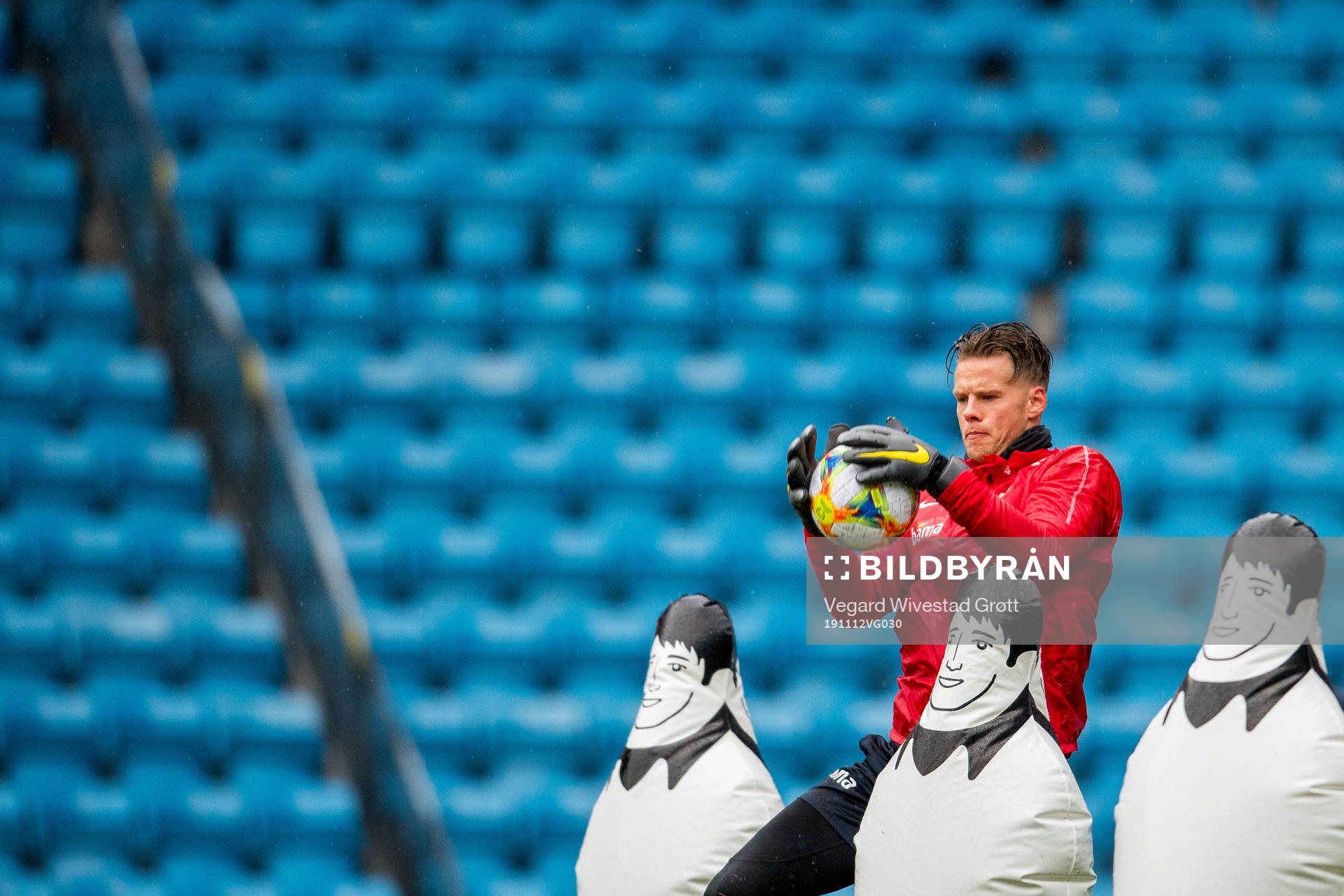 Goalkeeper Ørjan Nyland of Norway