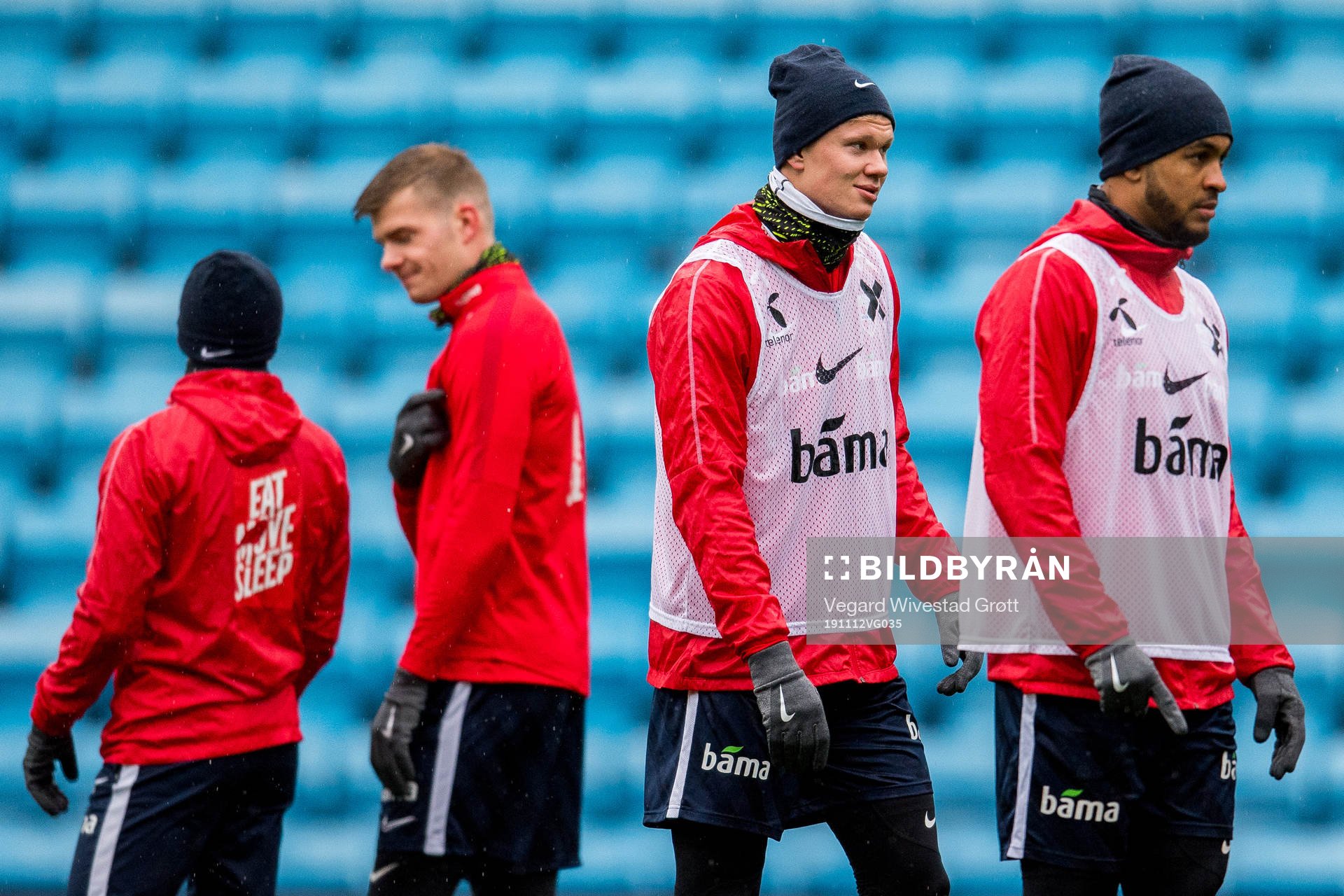 Tarik Elyounoussi, Alexander Sørloth, Erling Braut Haaland