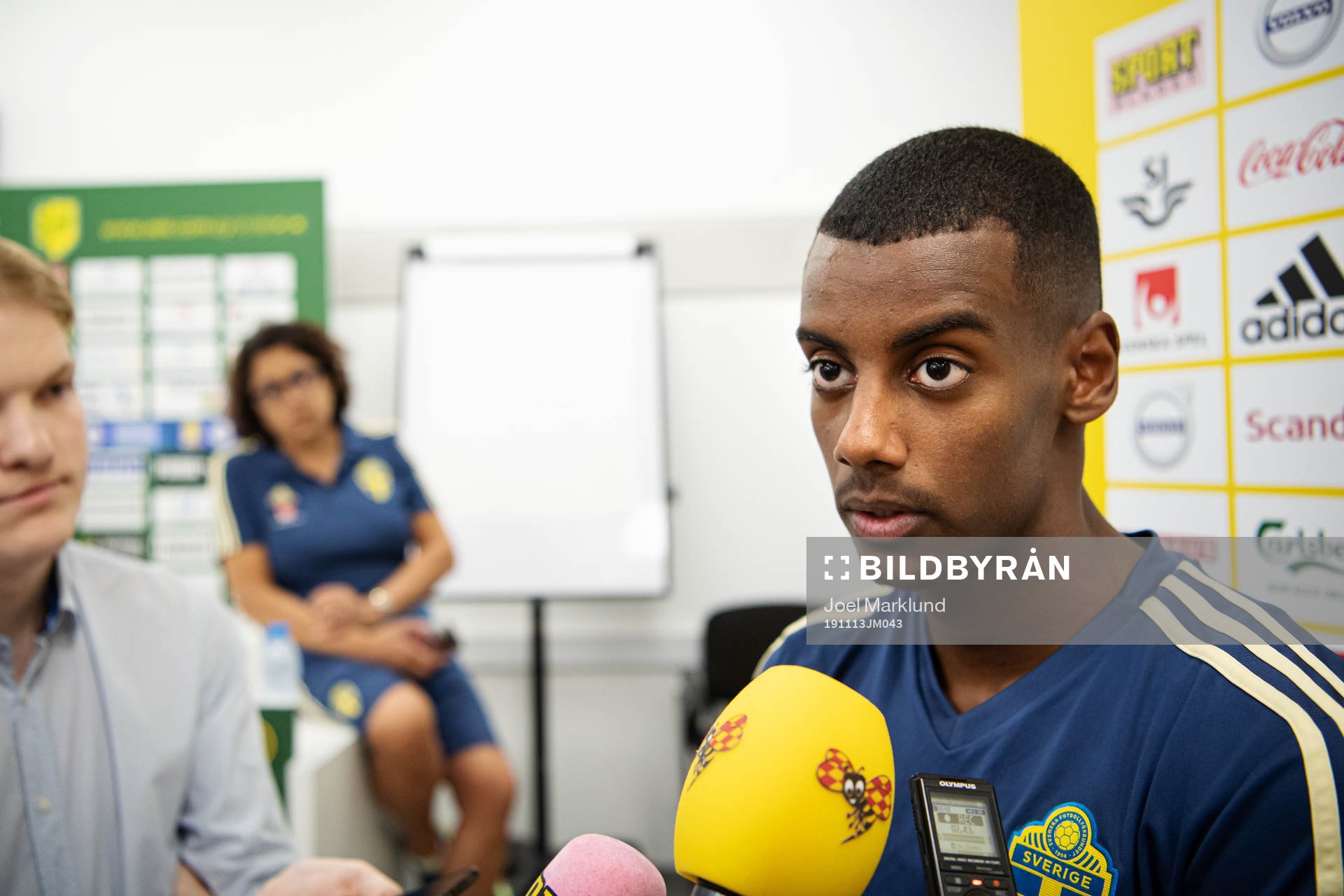 Alexander Isak of the Swedish national football team is