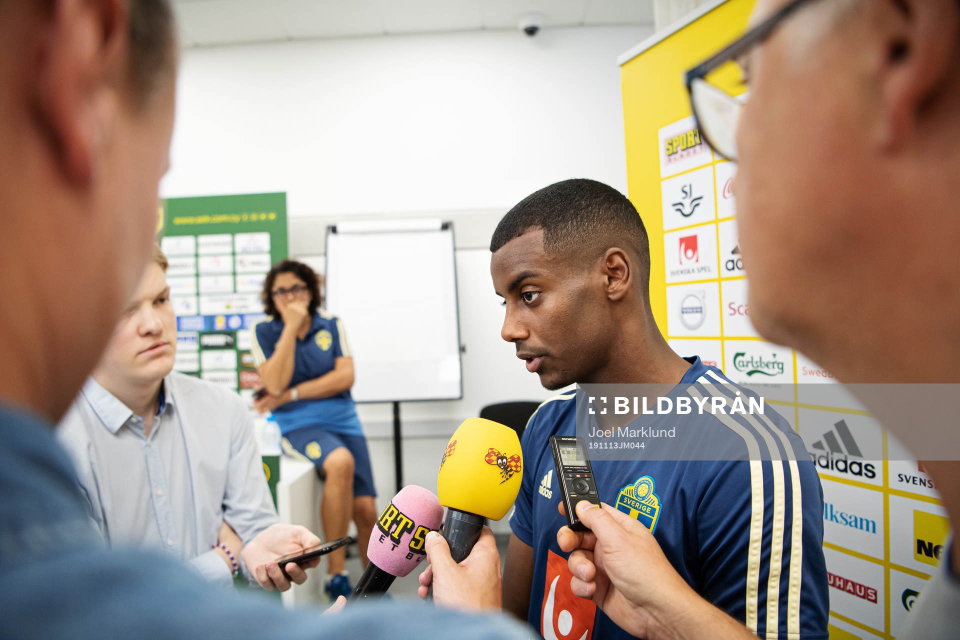 Alexander Isak of the Swedish national football team is