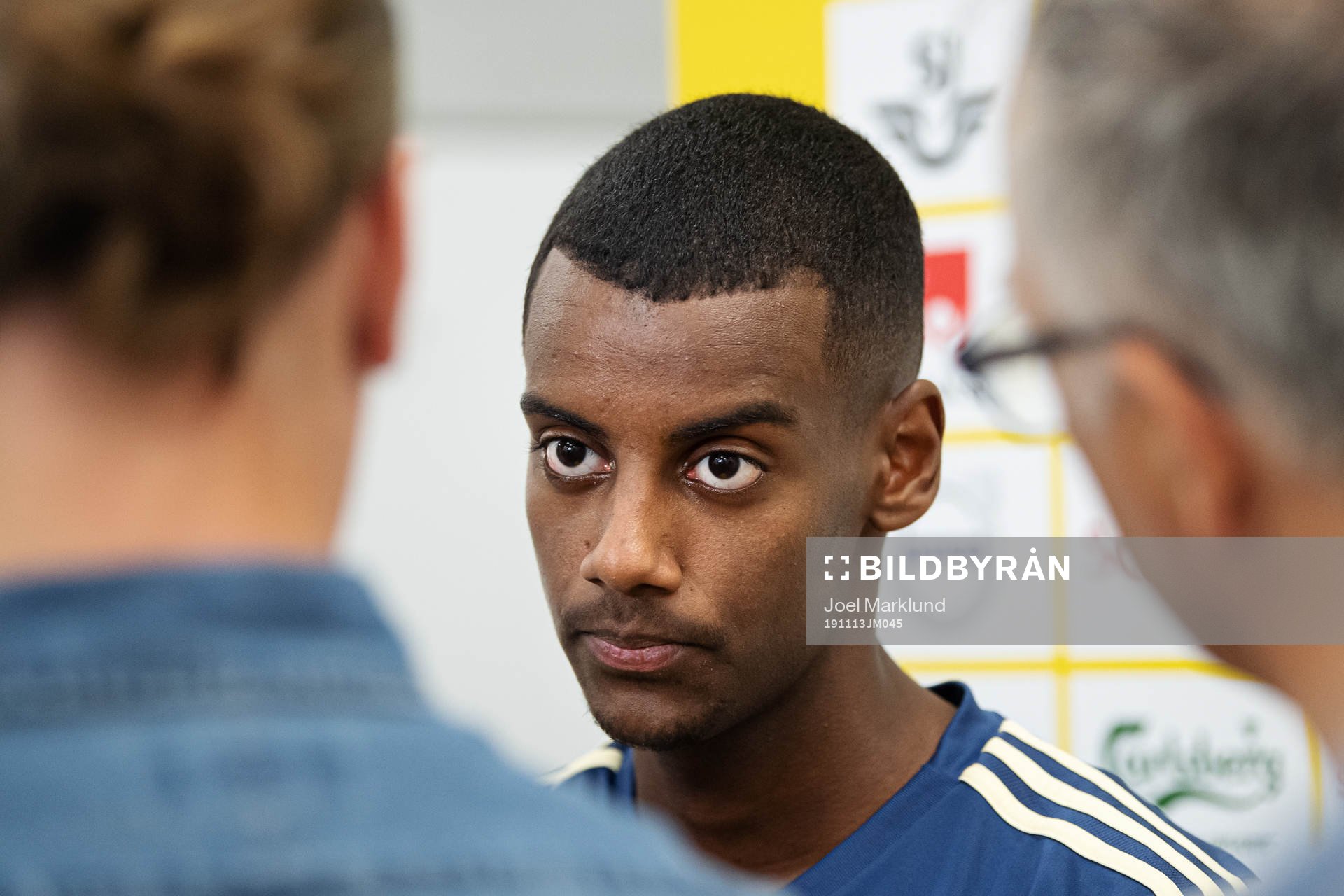 Alexander Isak of the Swedish national football team