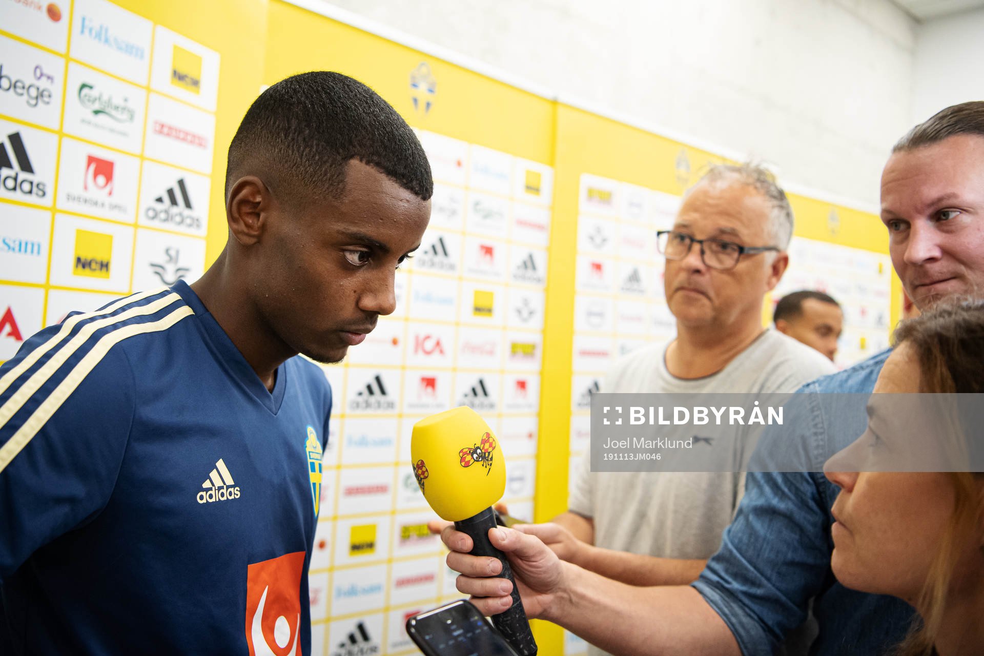 Alexander Isak of the Swedish national football team is