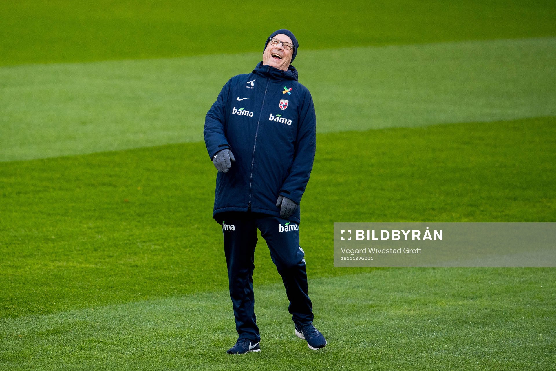 Lars Lagerbäck, head coach of Norway