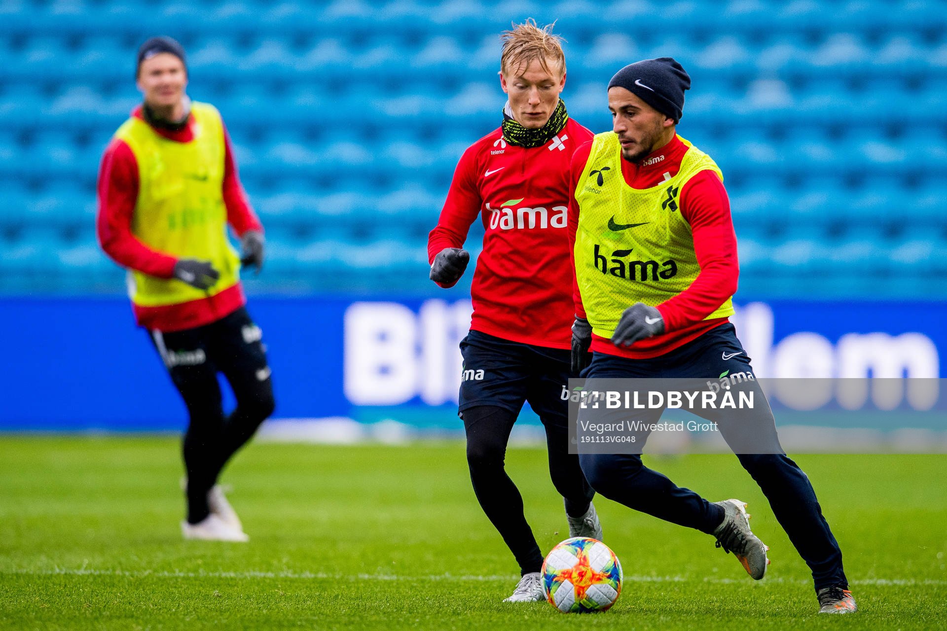 Birger Meling and Omar Elabdellaoui of Norway