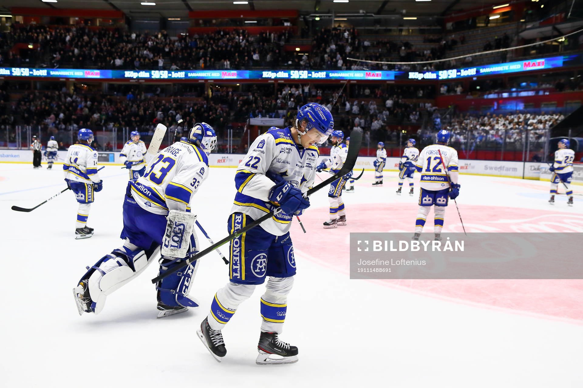 Leksands Sebastian Wännström deppar