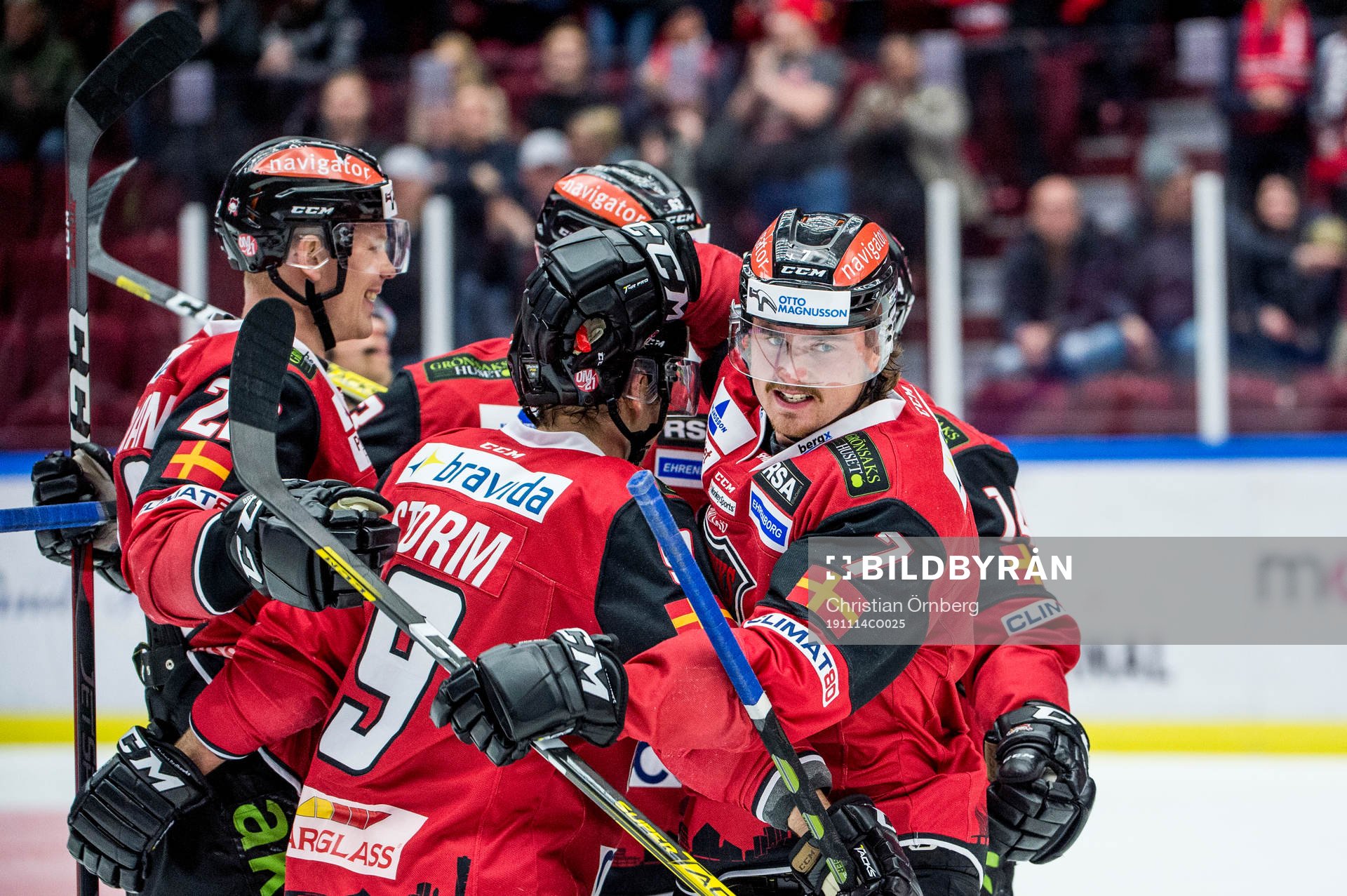 Malmö Redhawks Marcus Björk jublar