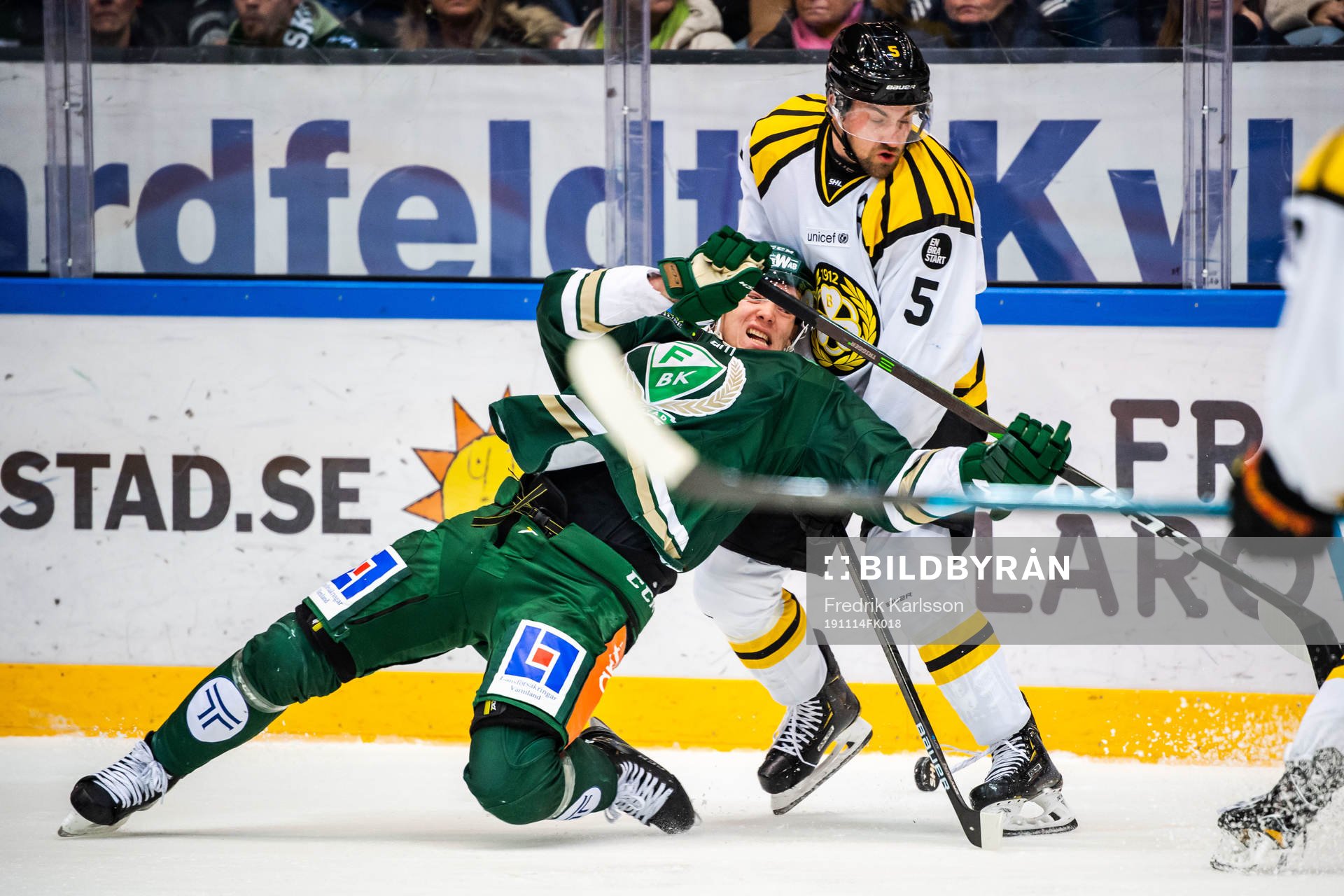 Färjestads Gustav Rydahl och Brynäs Lukas Kilström