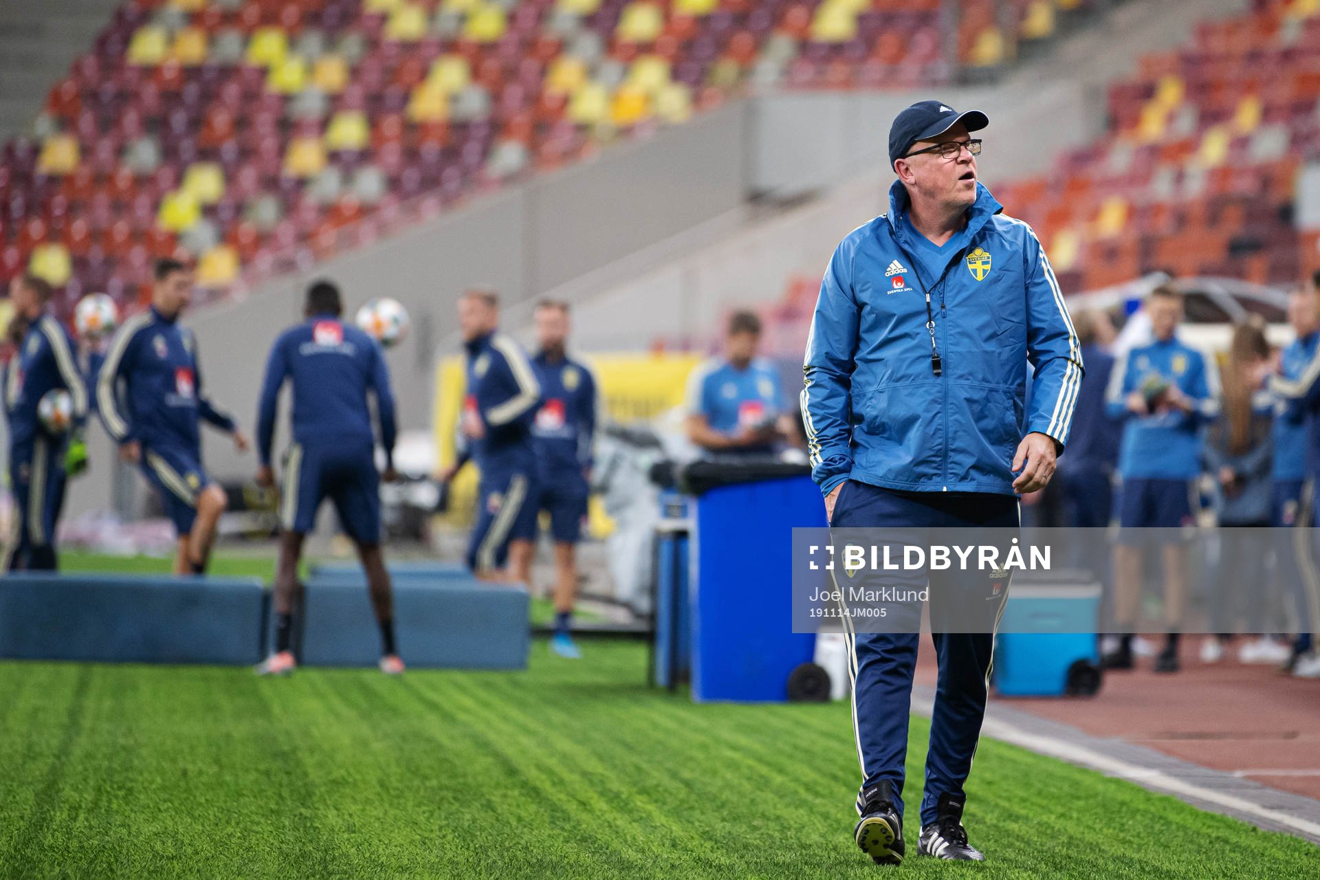 Head coach Janne Andersson of the Swedish national football