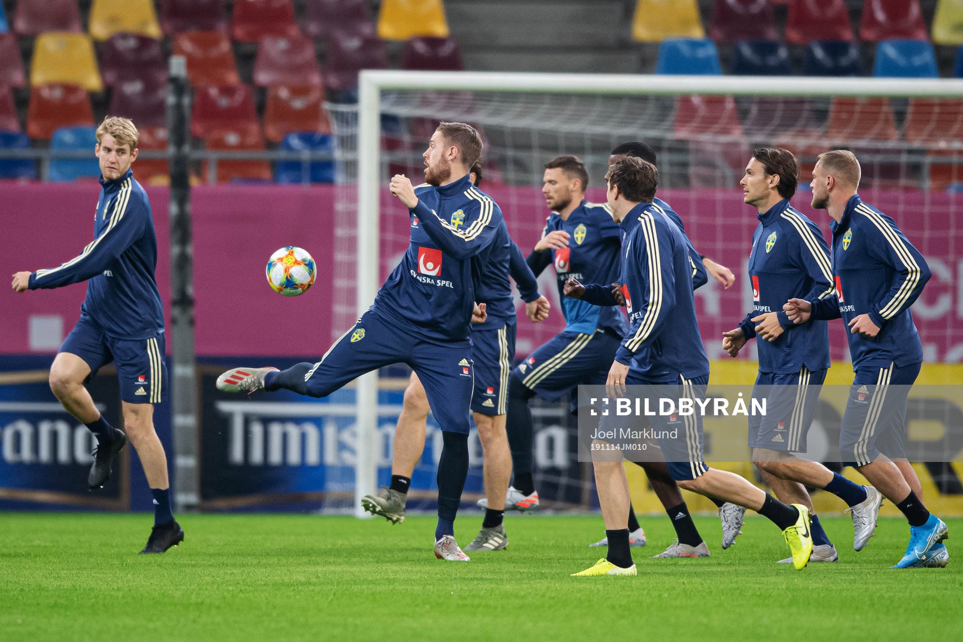 Filip Helander, Pontus Jansson and Albin Ekdal of the