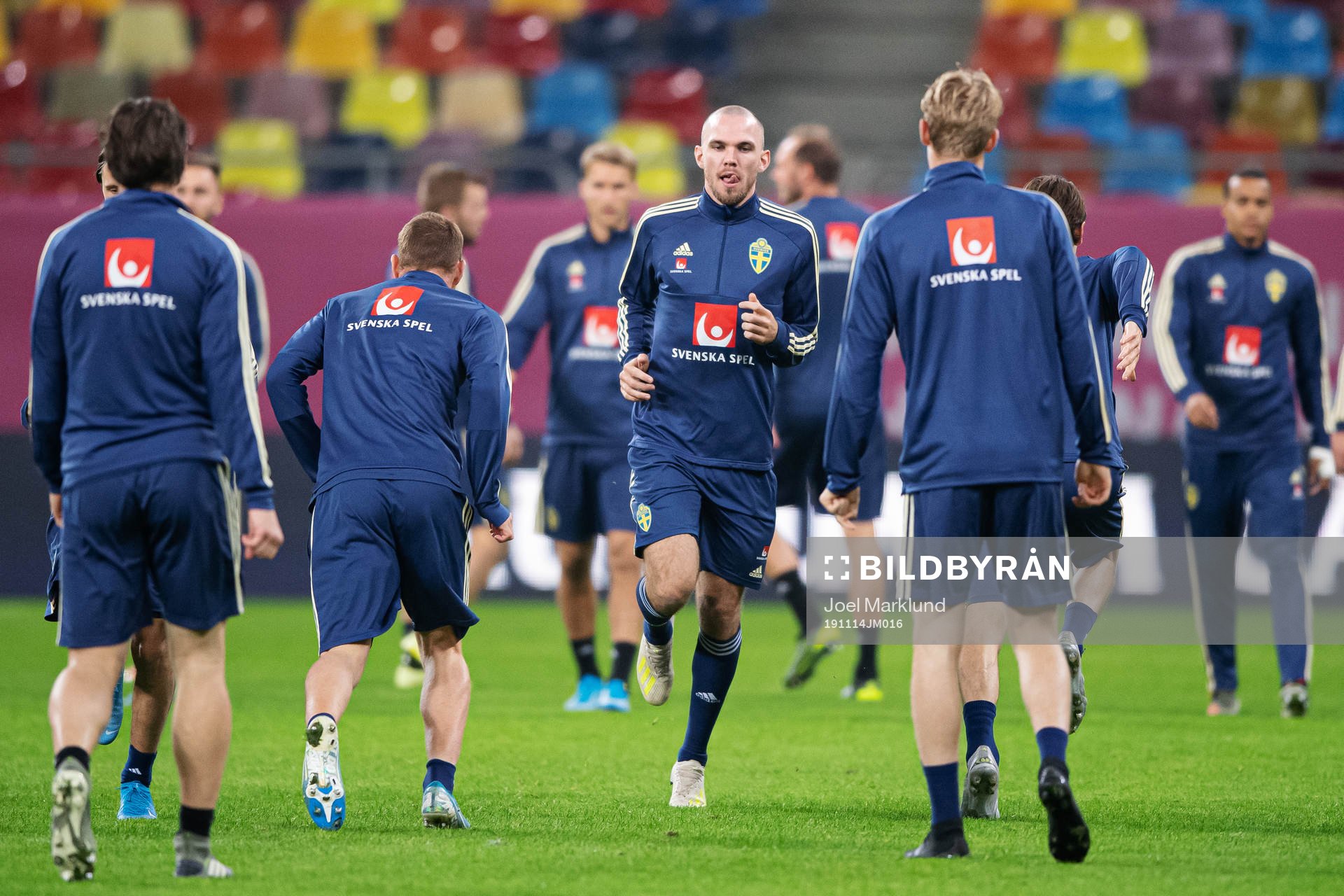 Marcus Danielson of the Swedish national football team