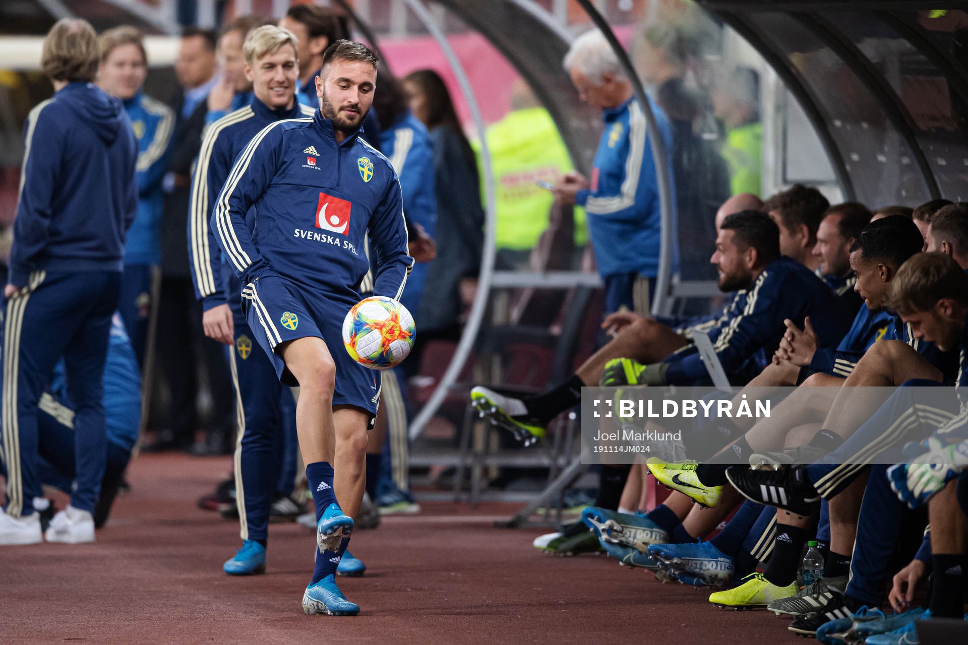 Muamer Tankovic of the Swedish national football team