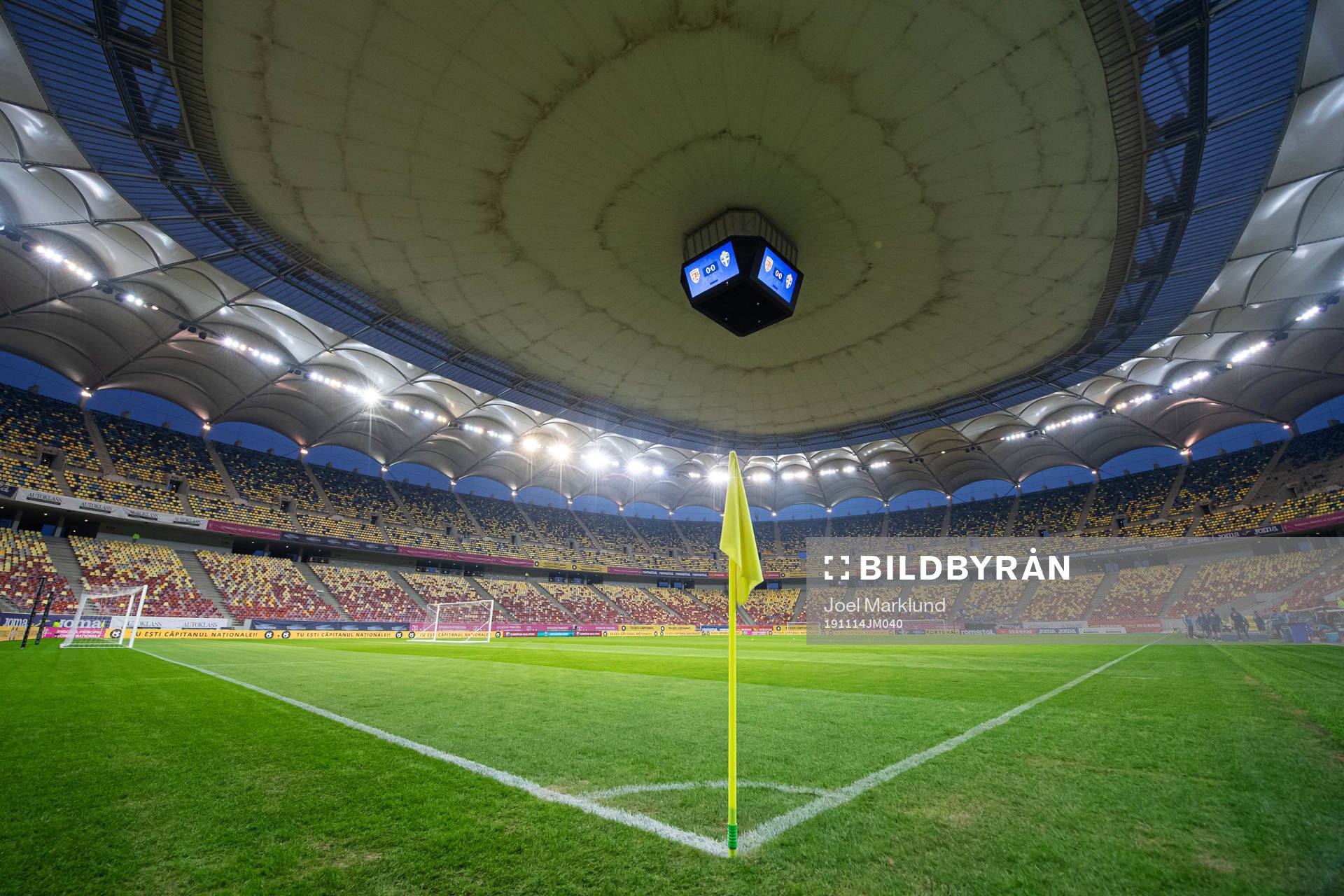 General view of the Swedish national football team’s