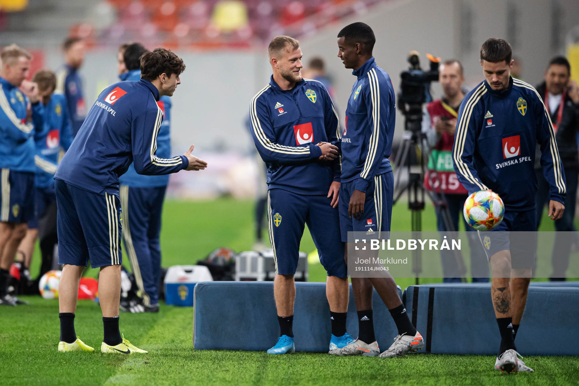 Victor Nilsson Lindelöf, John Guidetti, Alexander Isak and
