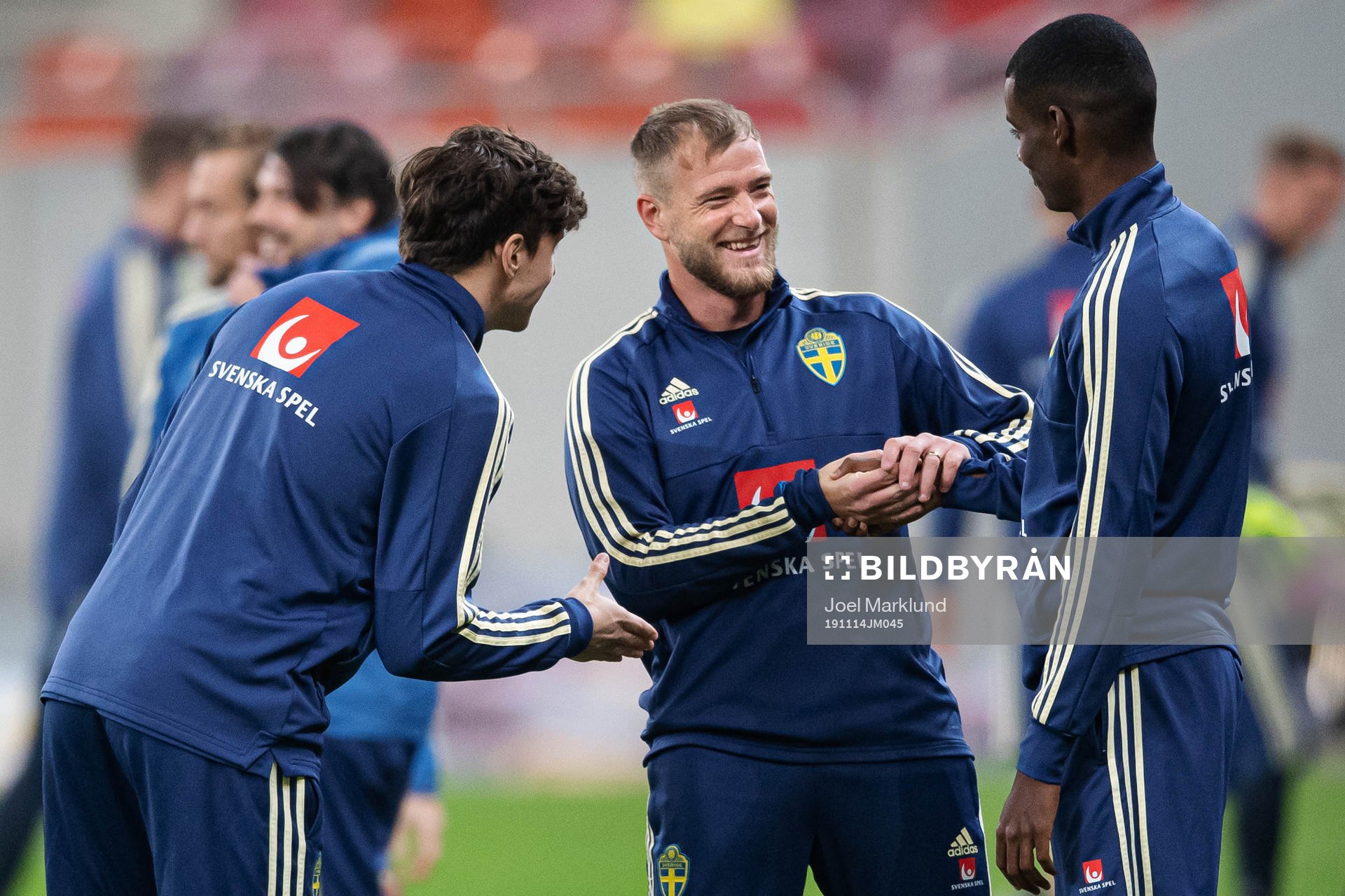 Victor Nilsson Lindelöf, John Guidetti and Alexander Isak