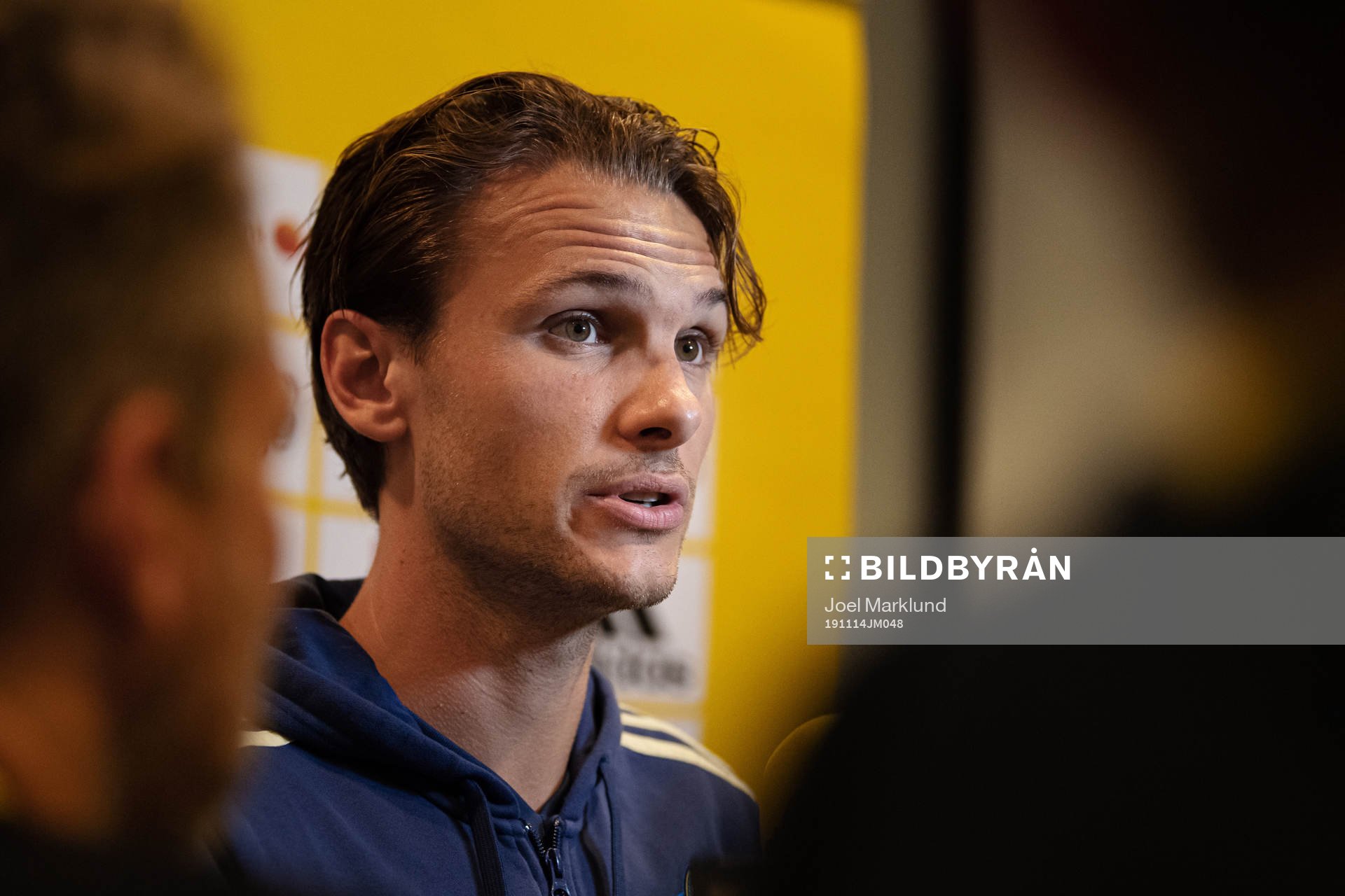 Albin Ekdal of the Swedish national football team