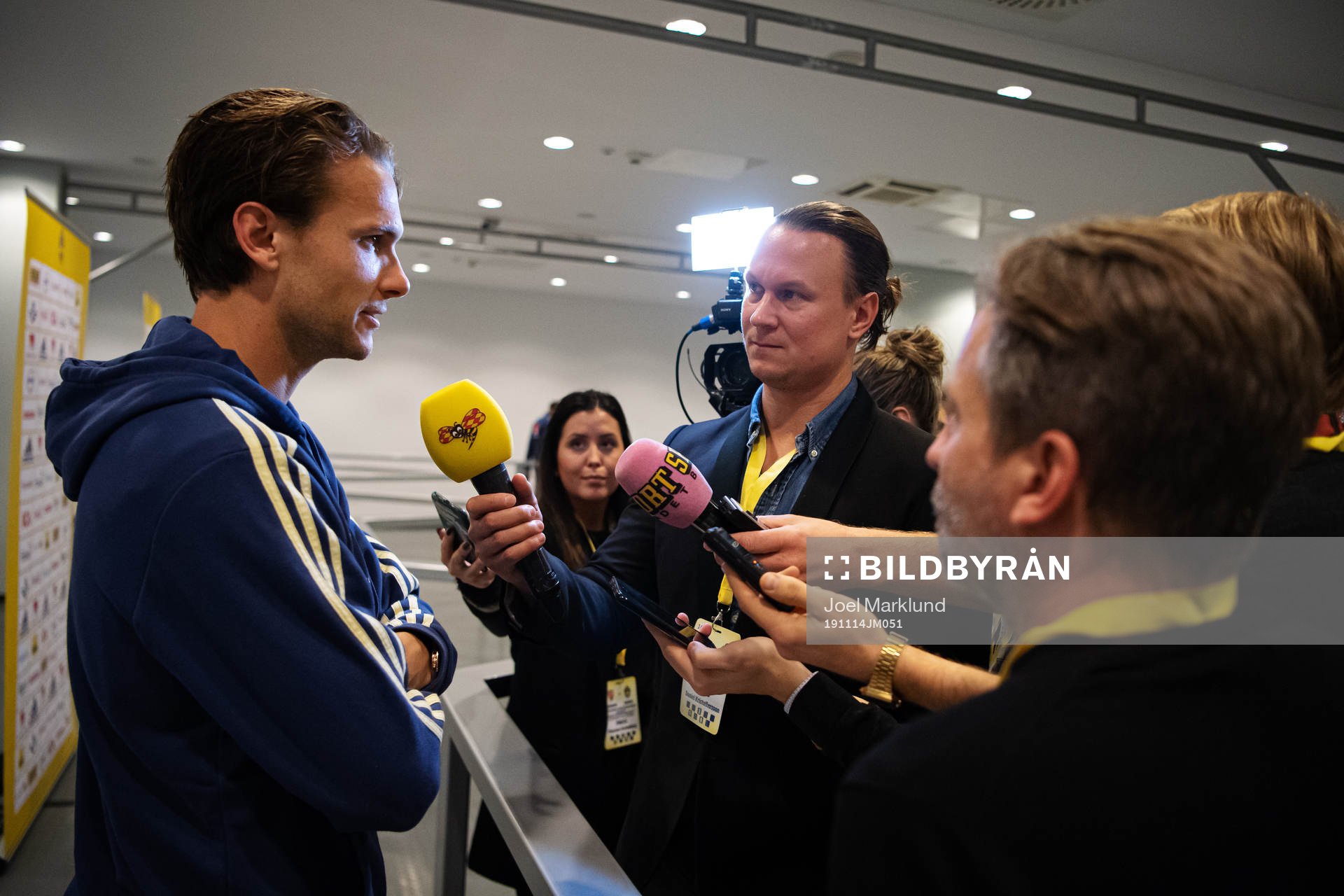 Albin Ekdal of the Swedish national football team