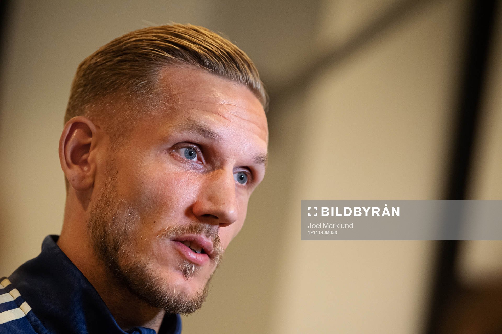 Robin Olsen of the Swedish national football team